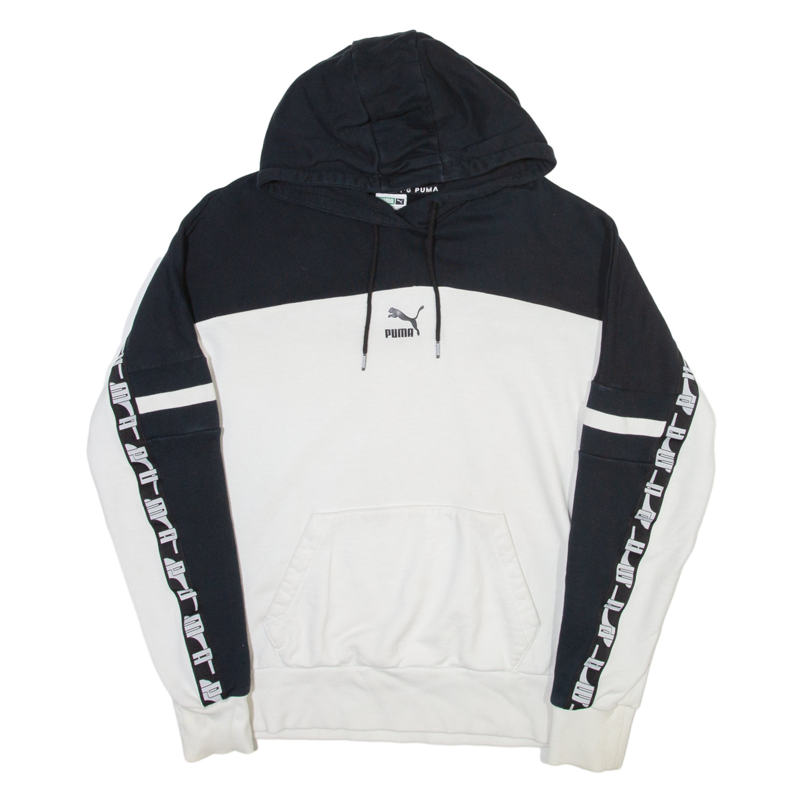 PUMA Mens White Hoodie S Refurbished - N/A refurbished available on Cerqular