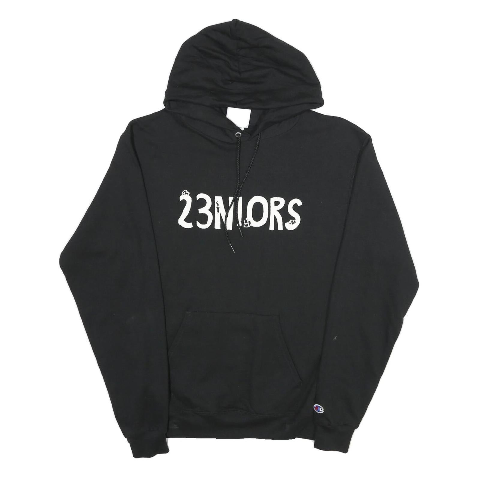CHAMPION Mens Black 23MloRS Pullover Hoodie M Cotton Blend Casual Refurbished - N/A refurbished available on Cerqular