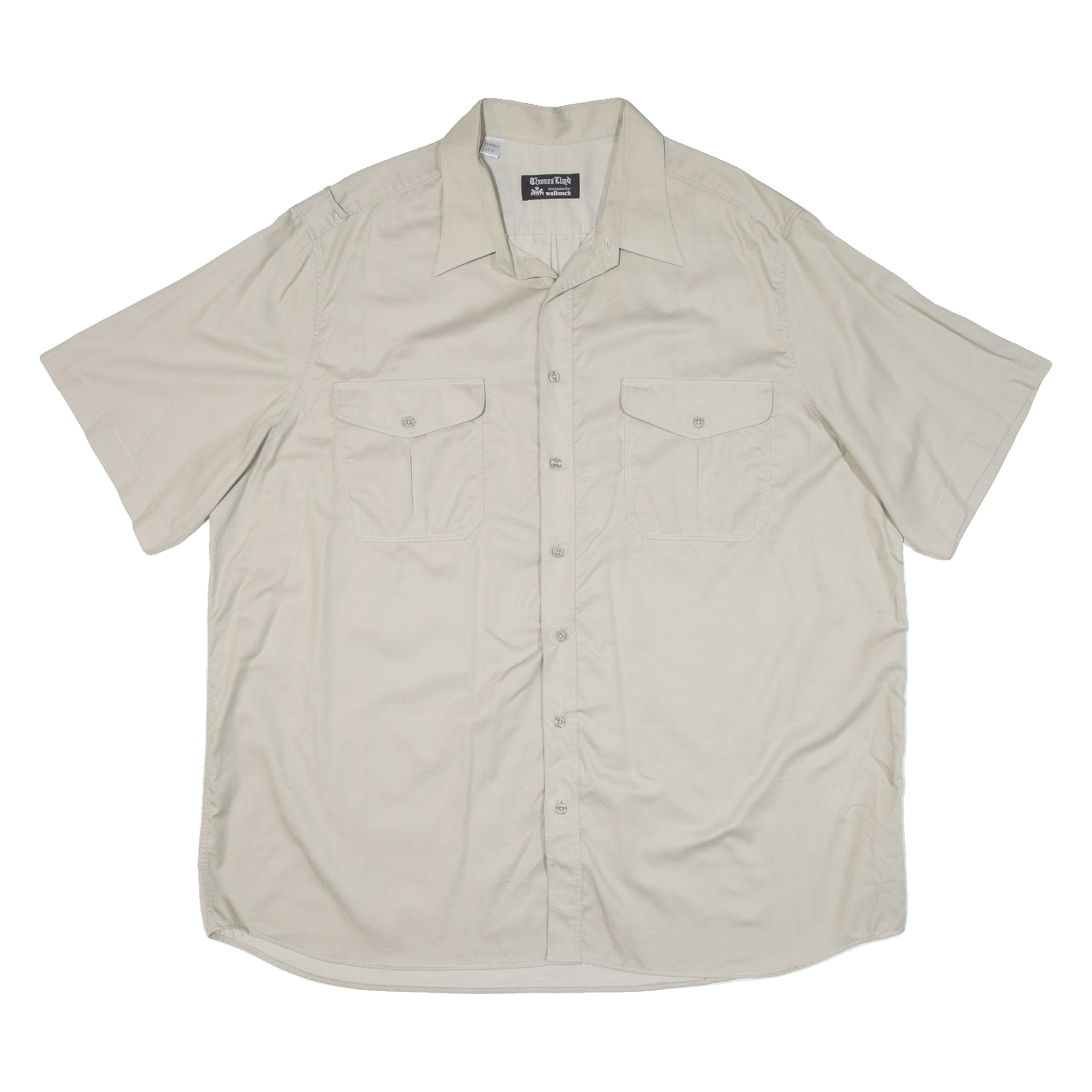 Mens Plain Shirt Beige 2XL Refurbished - N/A refurbished available on Cerqular