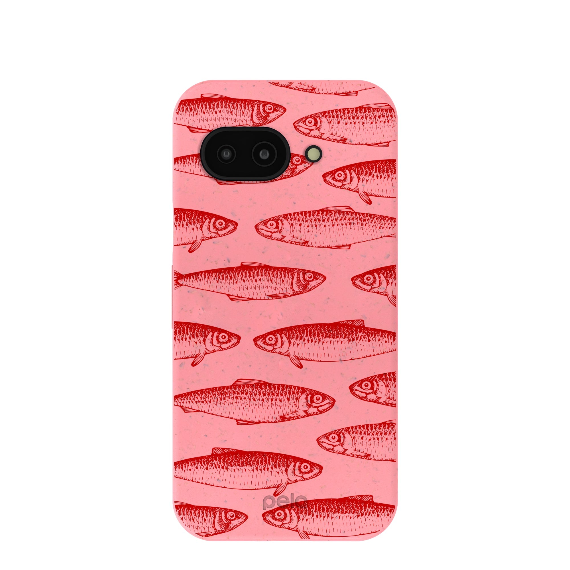 Bubblegum Pink Sardine Stream Google Pixel 9a Case Refurbished - Pela Case refurbished available on Cerqular