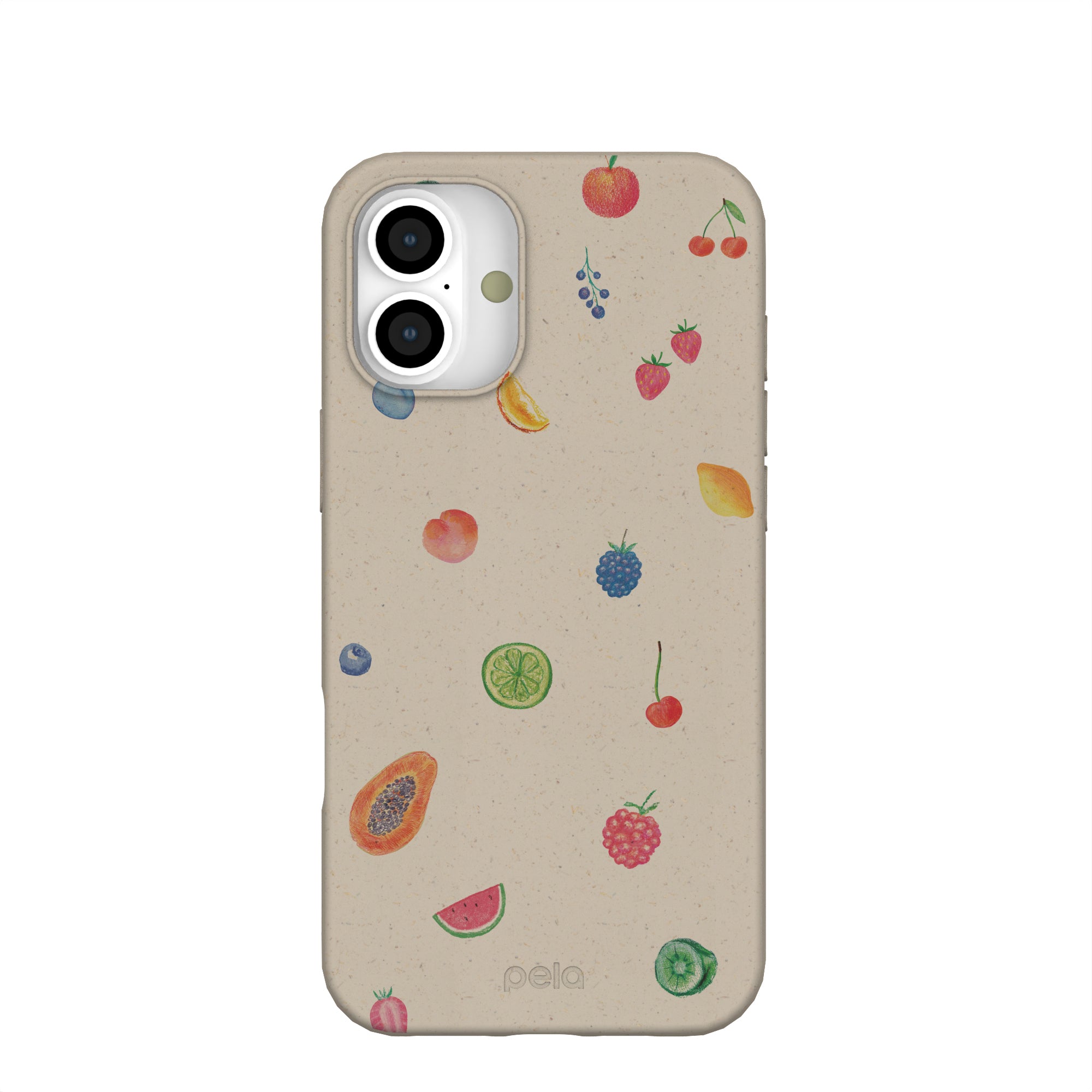 London Fog Lil Fruity iPhone 16 Plus Case Refurbished - Pela Case refurbished available on Cerqular