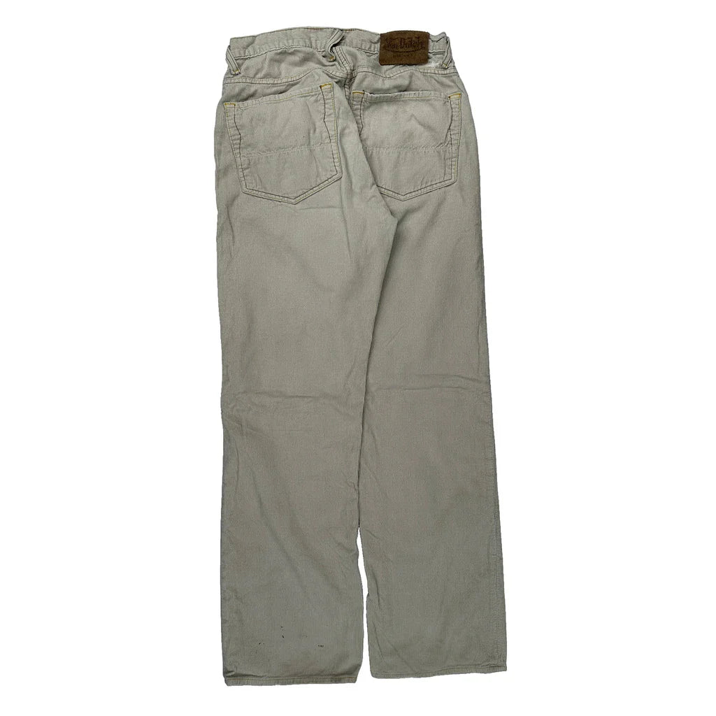 Von Dutch Cargo Trousers - 28W 32L Grey Cotton Refurbished - Thrifted (note: this is a term often used to describe second- refurbished available on Cerqular