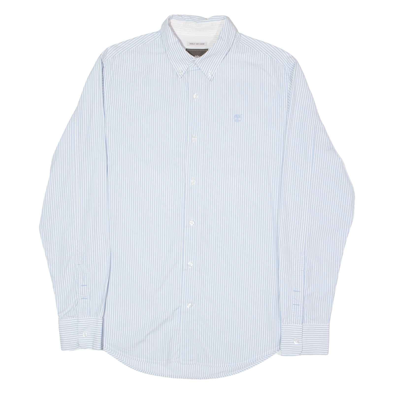 TIMBERLAND Mens Shirt Blue Striped Long Sleeve M Refurbished - N/A refurbished available on Cerqular
