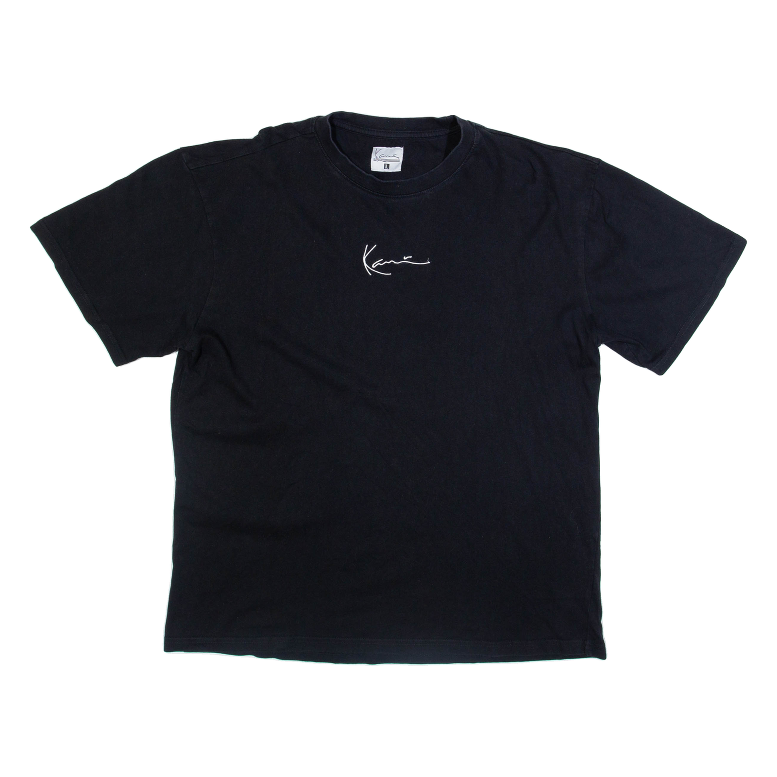 KARL KANI Mens T-Shirt Black L Refurbished - N/A refurbished available on Cerqular