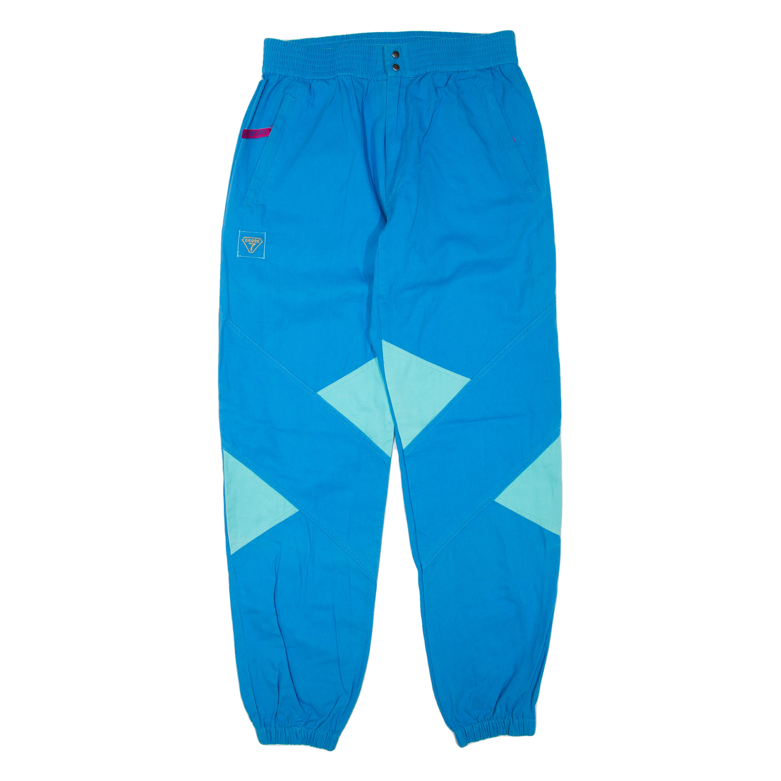 DEGRE Cuffed Womens Trousers Blue Regular Tapered W30 L34 Refurbished - N/A refurbished available on Cerqular