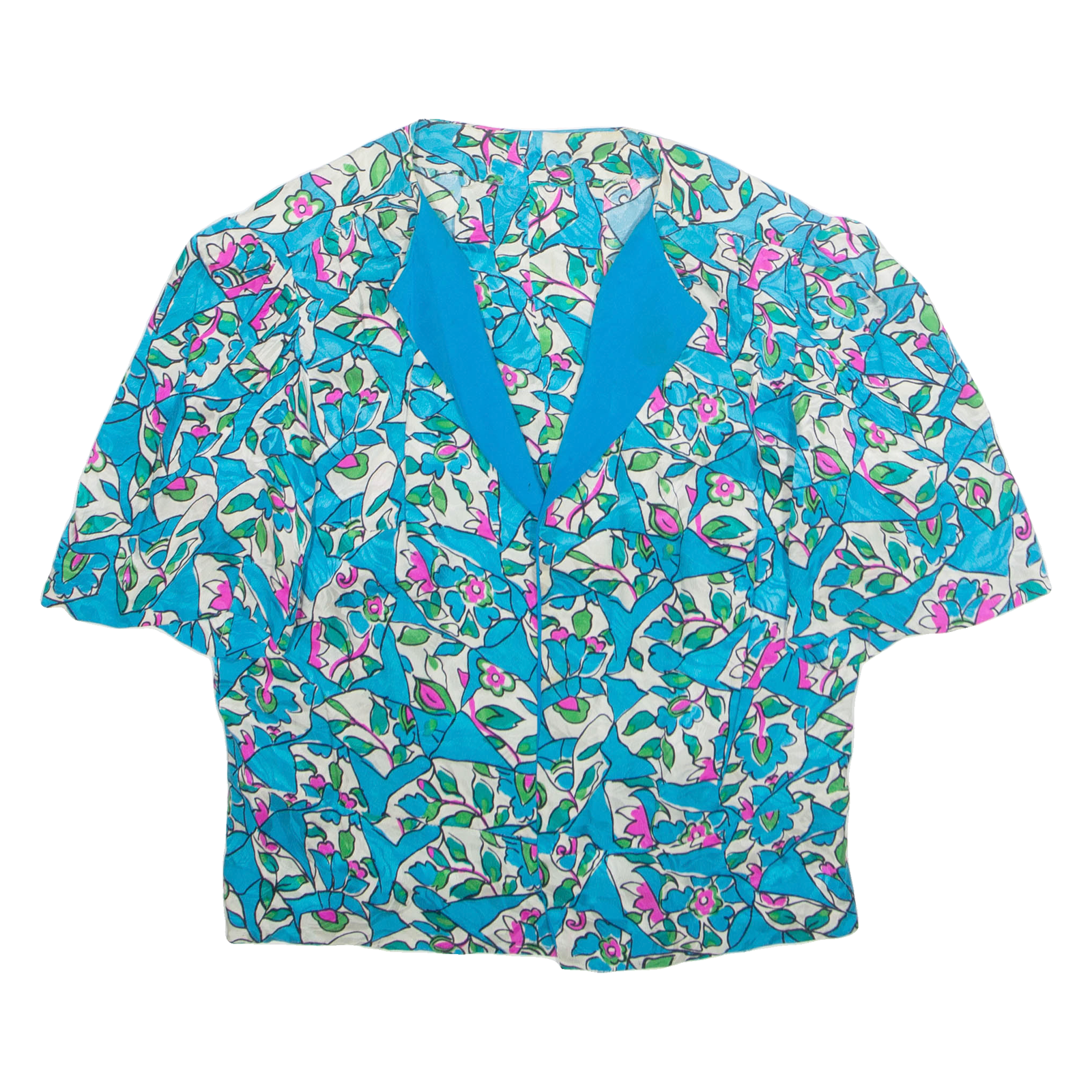 Buy Womens Printed Blouse Blue Floral M Refurbished - $16.89 Womens Printed Blouse Blue Floral M Refurbished - N/A refurbished available on Cerqular