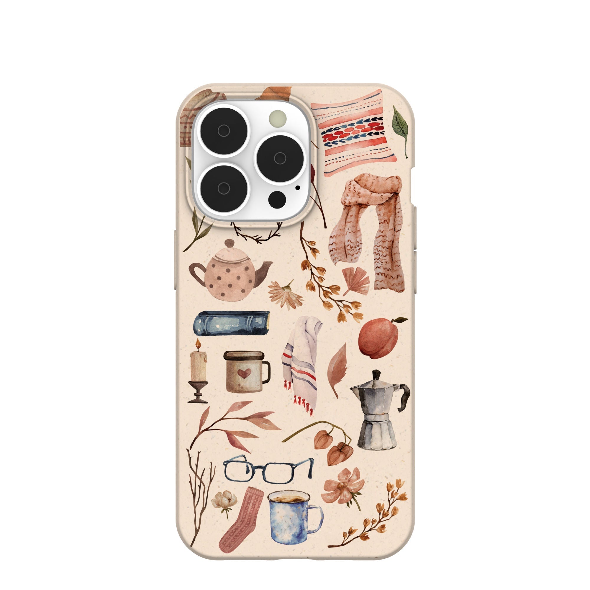 Seashell Creature Comforts iPhone 13 Pro Case Refurbished - Pela Case refurbished available on Cerqular
