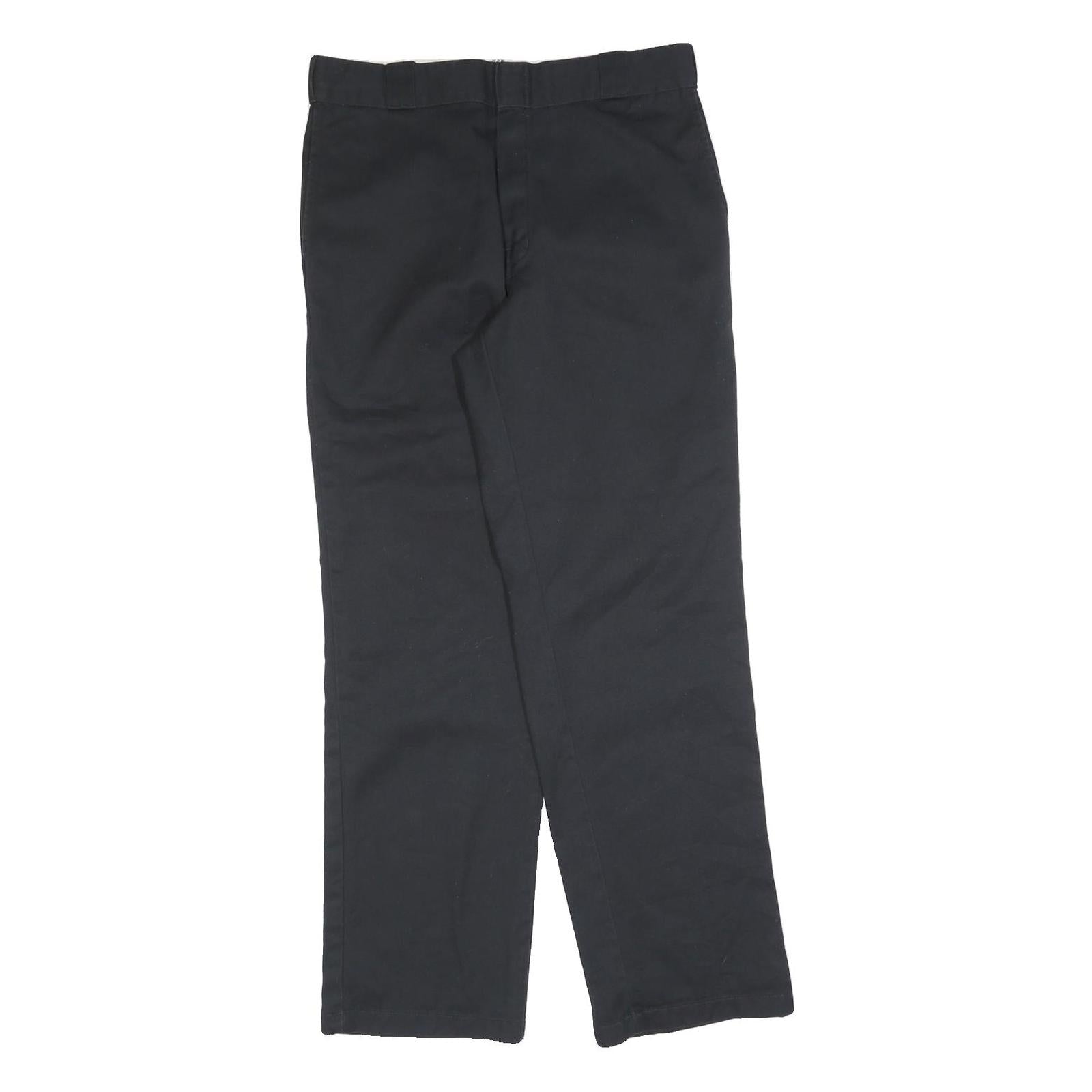 Buy DICKIES Mens Cotton Blend Black Regular Fit Straight Leg Trousers W33 L32 Refurbished - $42.89 DICKIES Mens Cotton Blend Black Regular Fit Straight Leg Trousers W33 L32 Refurbished - N/A refurbished available on Cerqular