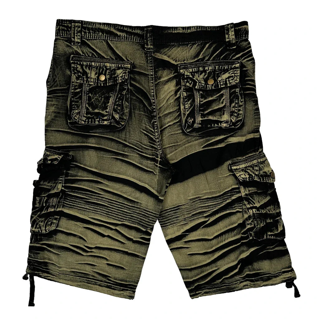 Buy Unbranded Cargo Cargo Shorts - 36W 12L Khaki Cotton Refurbished - $53.59 Unbranded Cargo Cargo Shorts - 36W 12L Khaki Cotton Refurbished - Thrifted (note: this is a term often used to describe second- refurbished available on Cerqular
