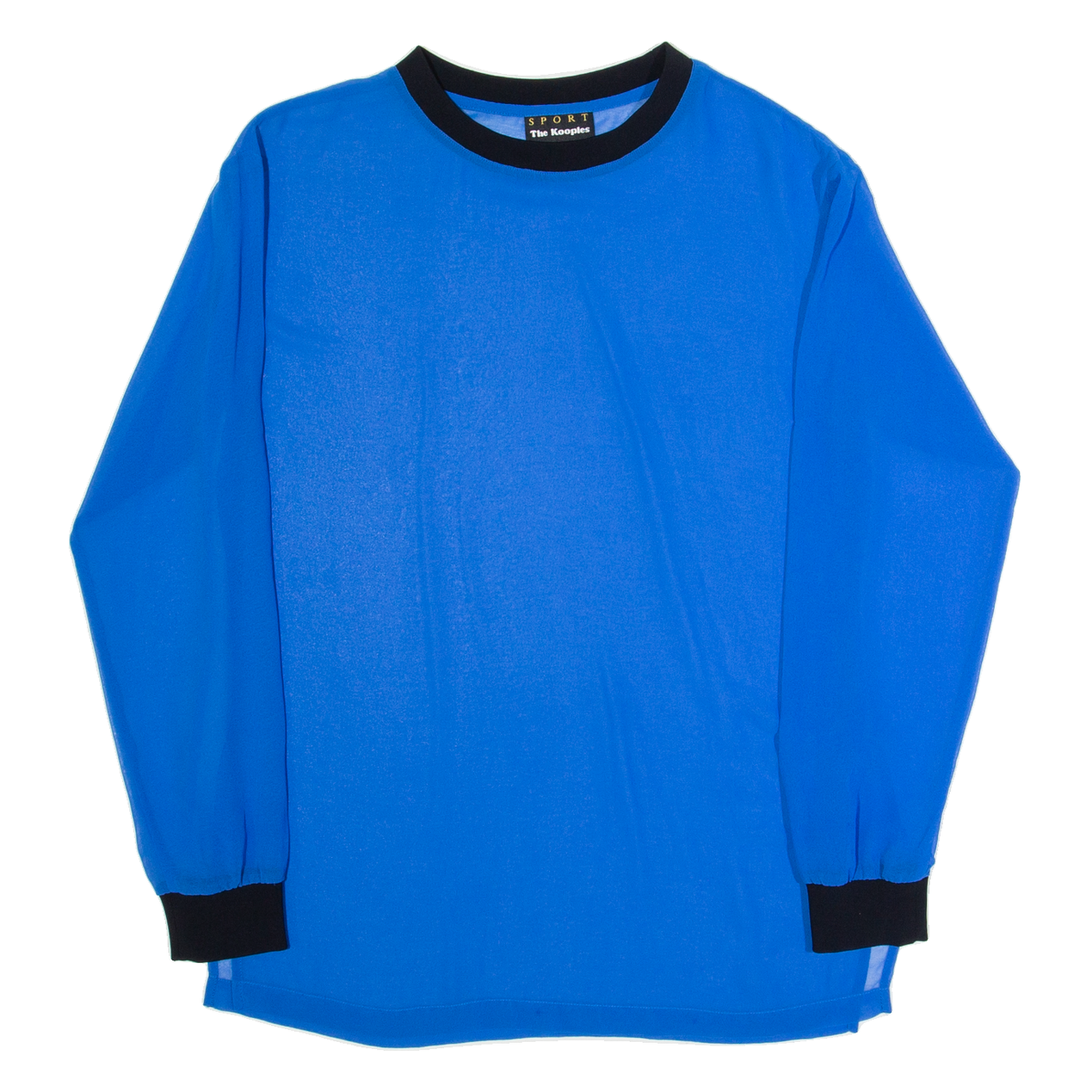 THE KOOPLES SPORT Sheer Womens Top Blue Long Sleeve XS Refurbished - N/A refurbished available on Cerqular