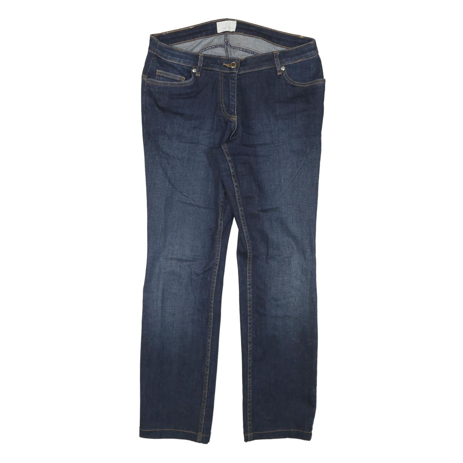 CONTE OF FLORENCE Womens Jeans Blue Regular Straight Denim W30 L28 Zip Cotton Refurbished - N/A refurbished available on Cerqular