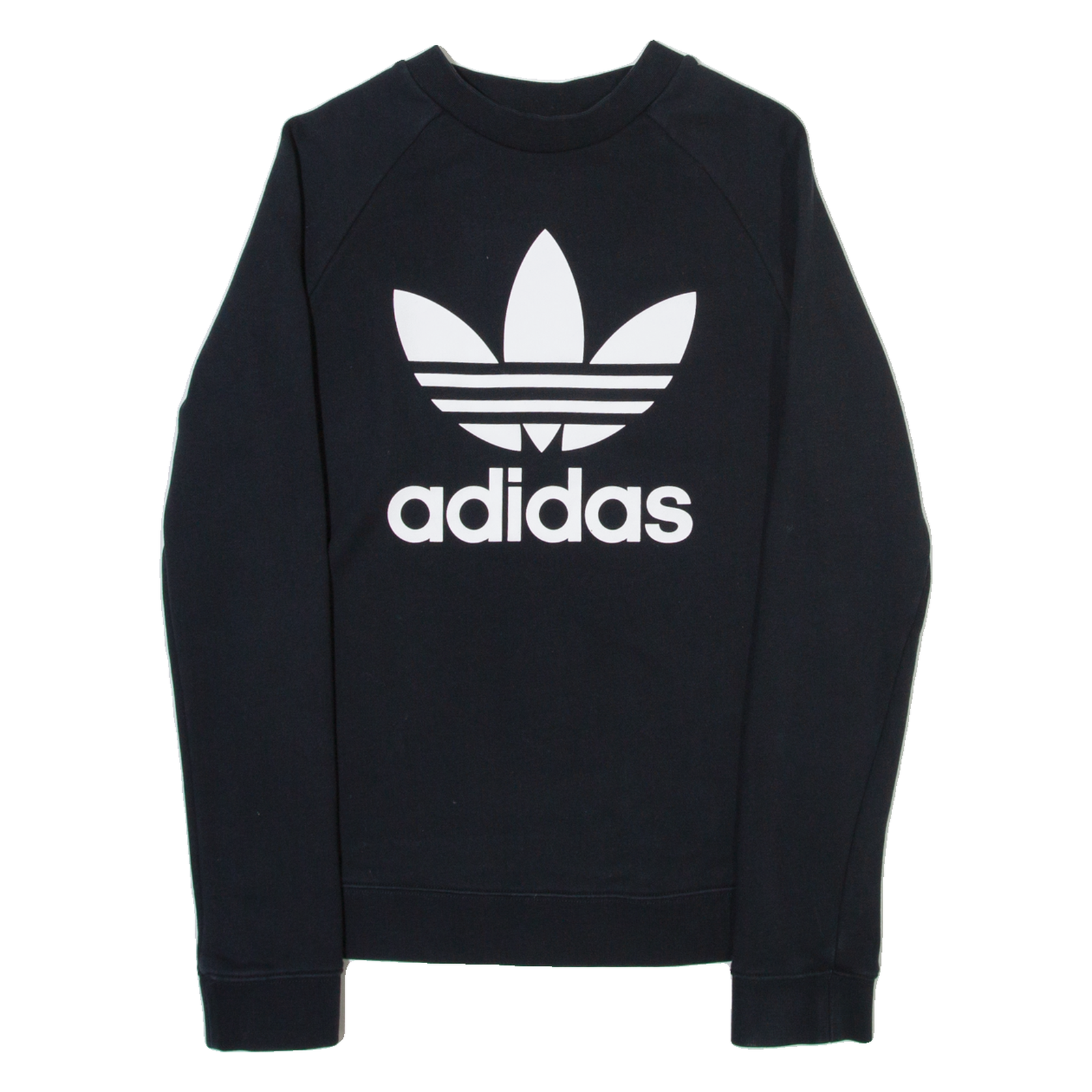 ADIDAS ORIGINALS Womens Sweatshirt Black UK 10 Refurbished - N/A refurbished available on Cerqular