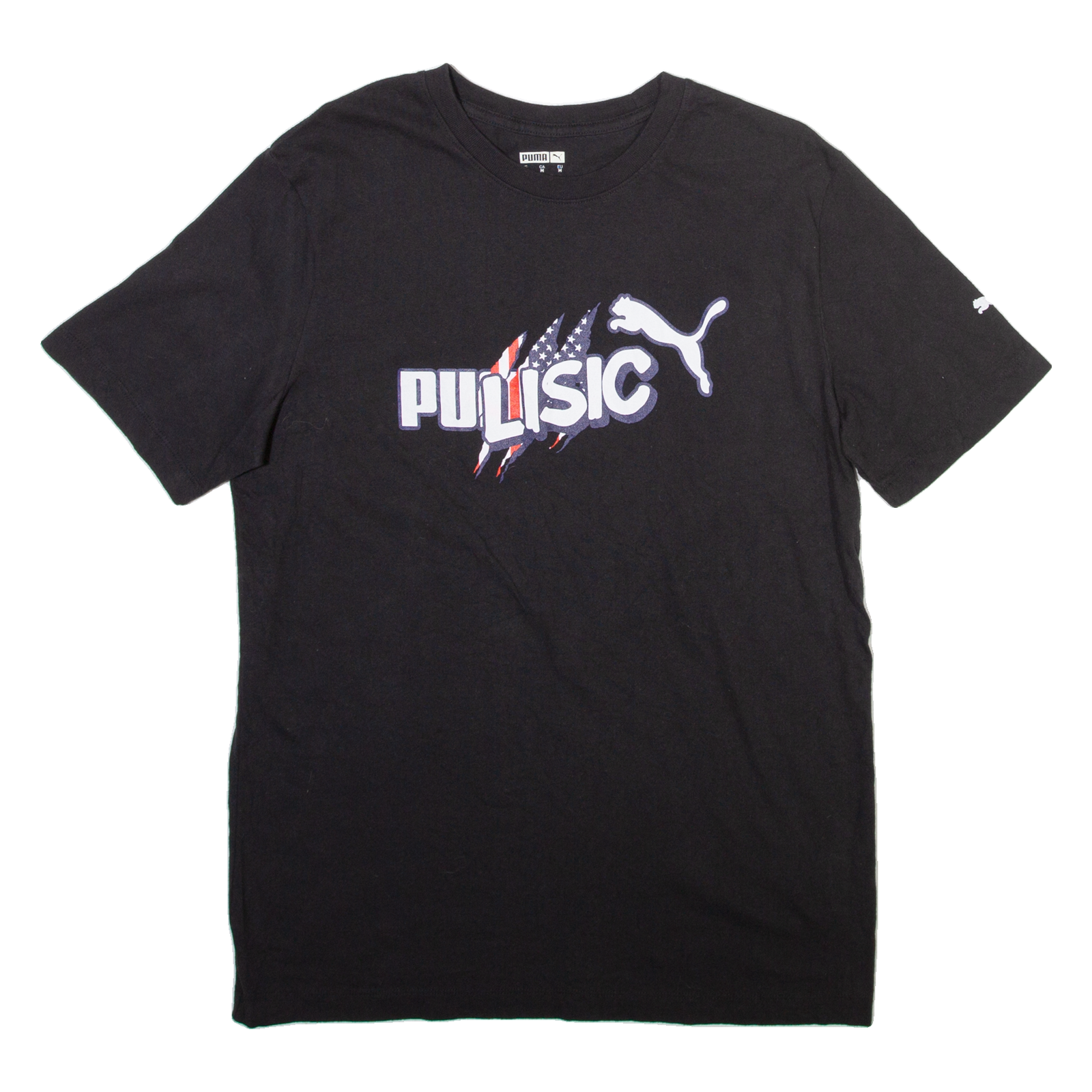 PUMA Mens T-Shirt Black M Refurbished - N/A refurbished available on Cerqular