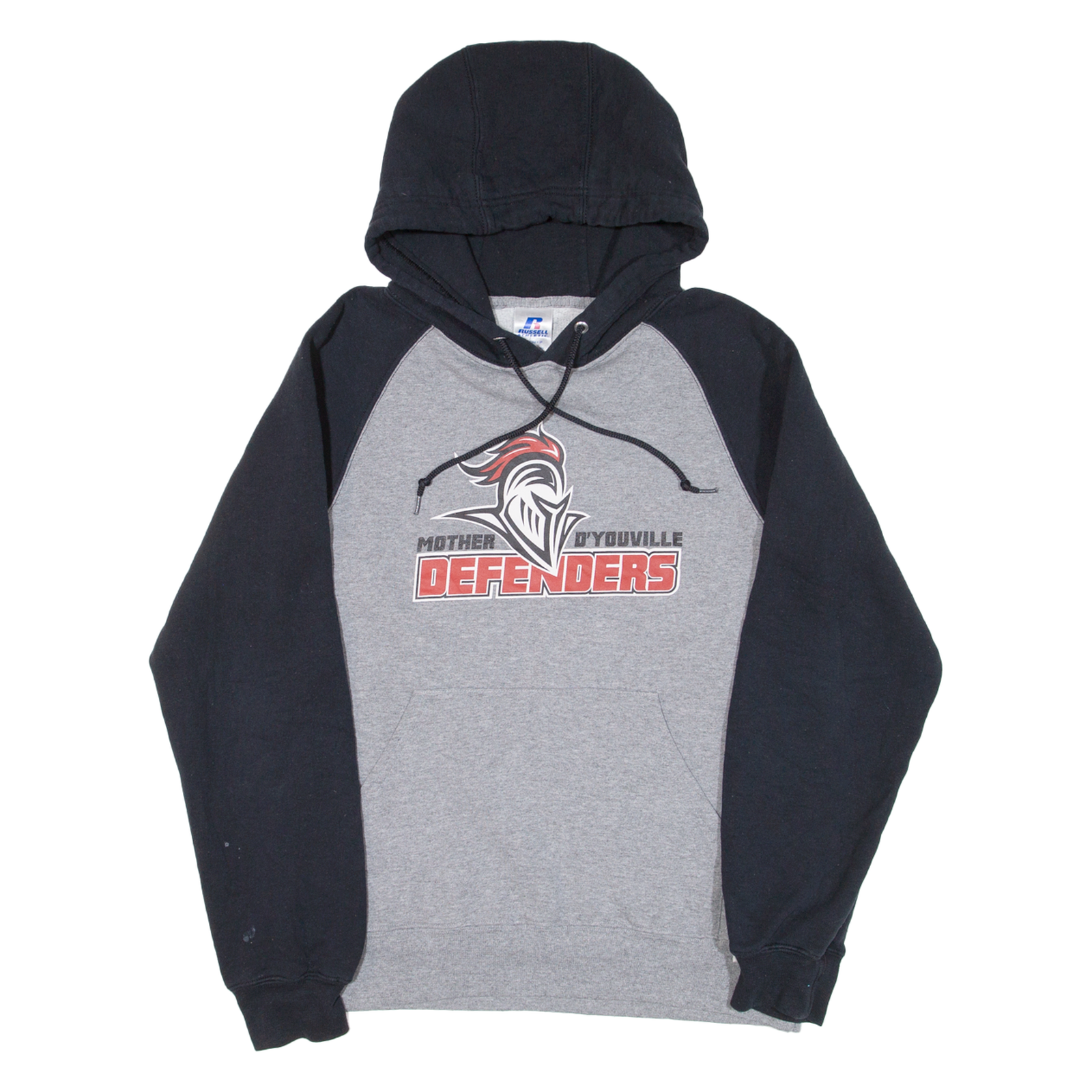 RUSSELL ATHLETIC Defenders Mens Grey Hoodie USA S Refurbished - N/A refurbished available on Cerqular