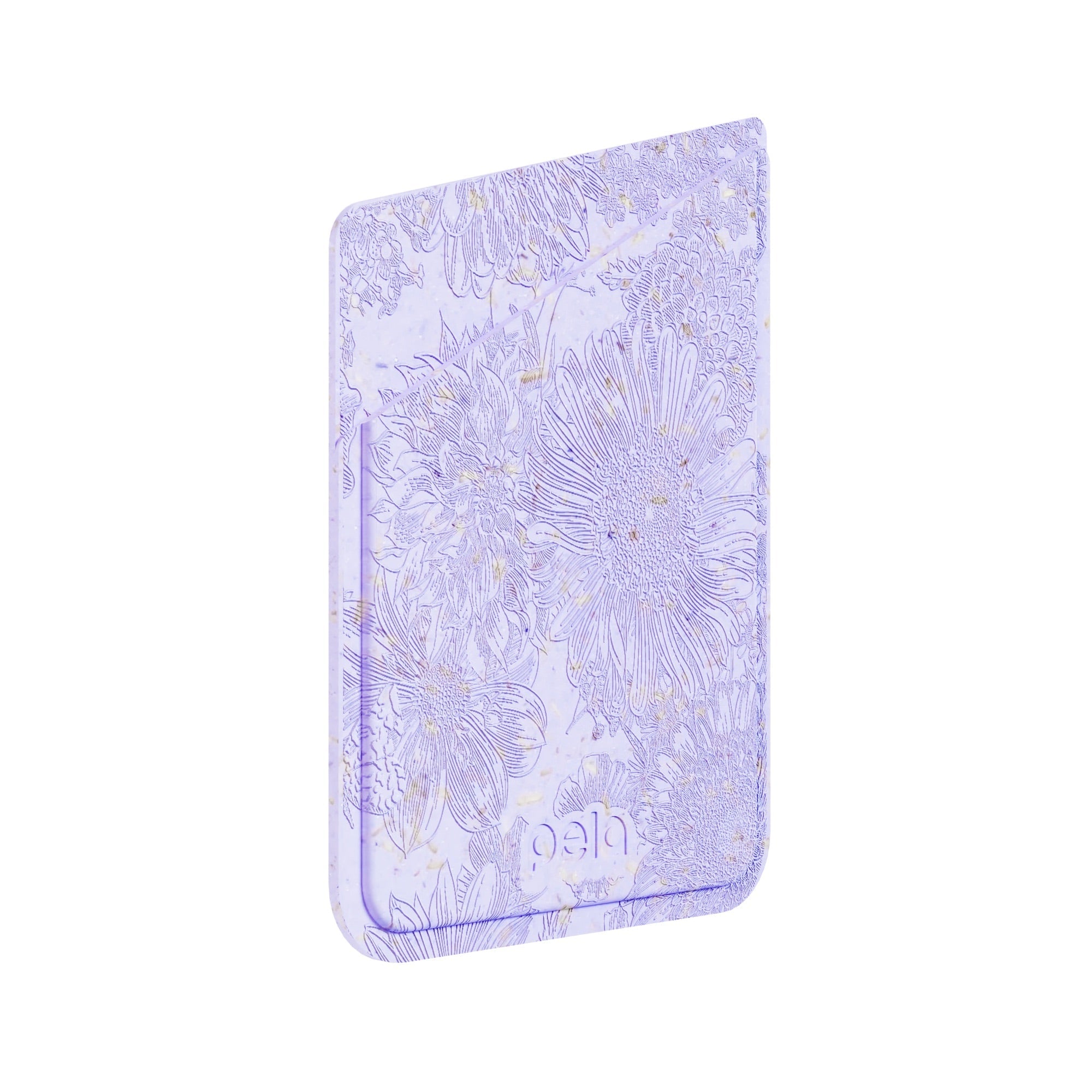 Flora Lavender Phone Case Card Holder Refurbished - Pela Case refurbished available on Cerqular