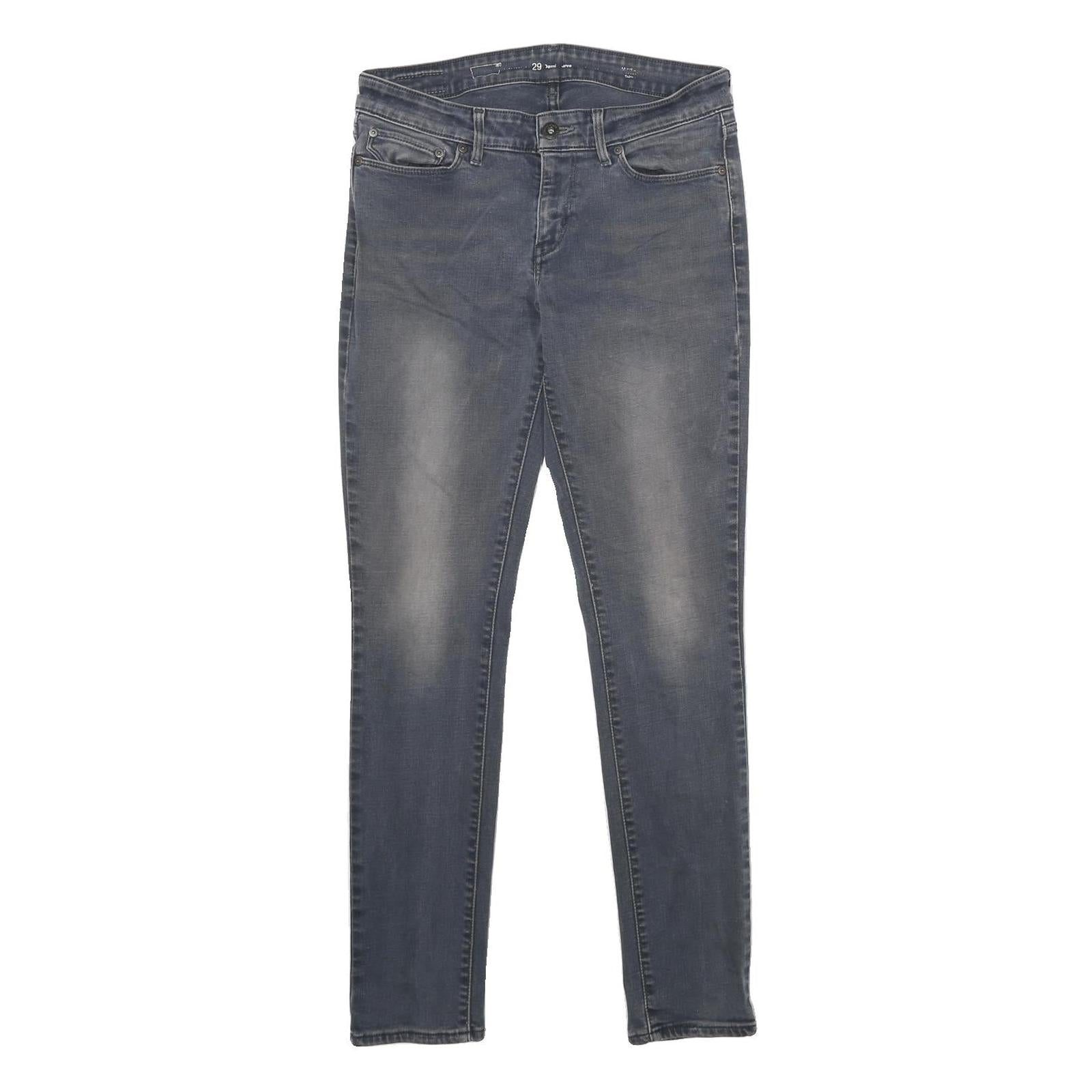 LEVI'S Demi Curve Mid Rise Skinny Womens Jeans Blue Slim Skinny Denim W29 L32 Refurbished - N/A refurbished available on Cerqular