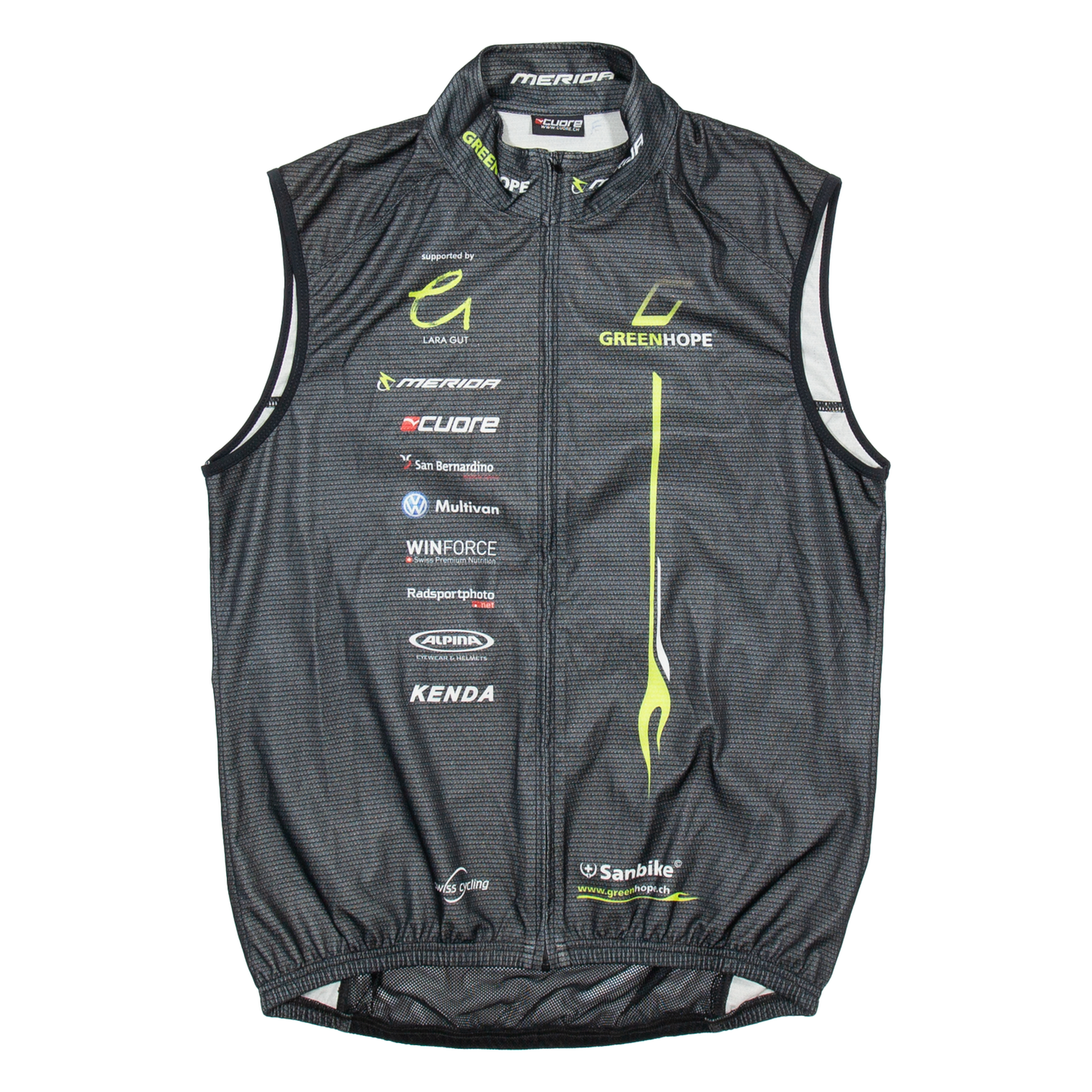 CUORE Full Zip Biker Mens Jersey Grey Sleeveless M Refurbished - N/A refurbished available on Cerqular