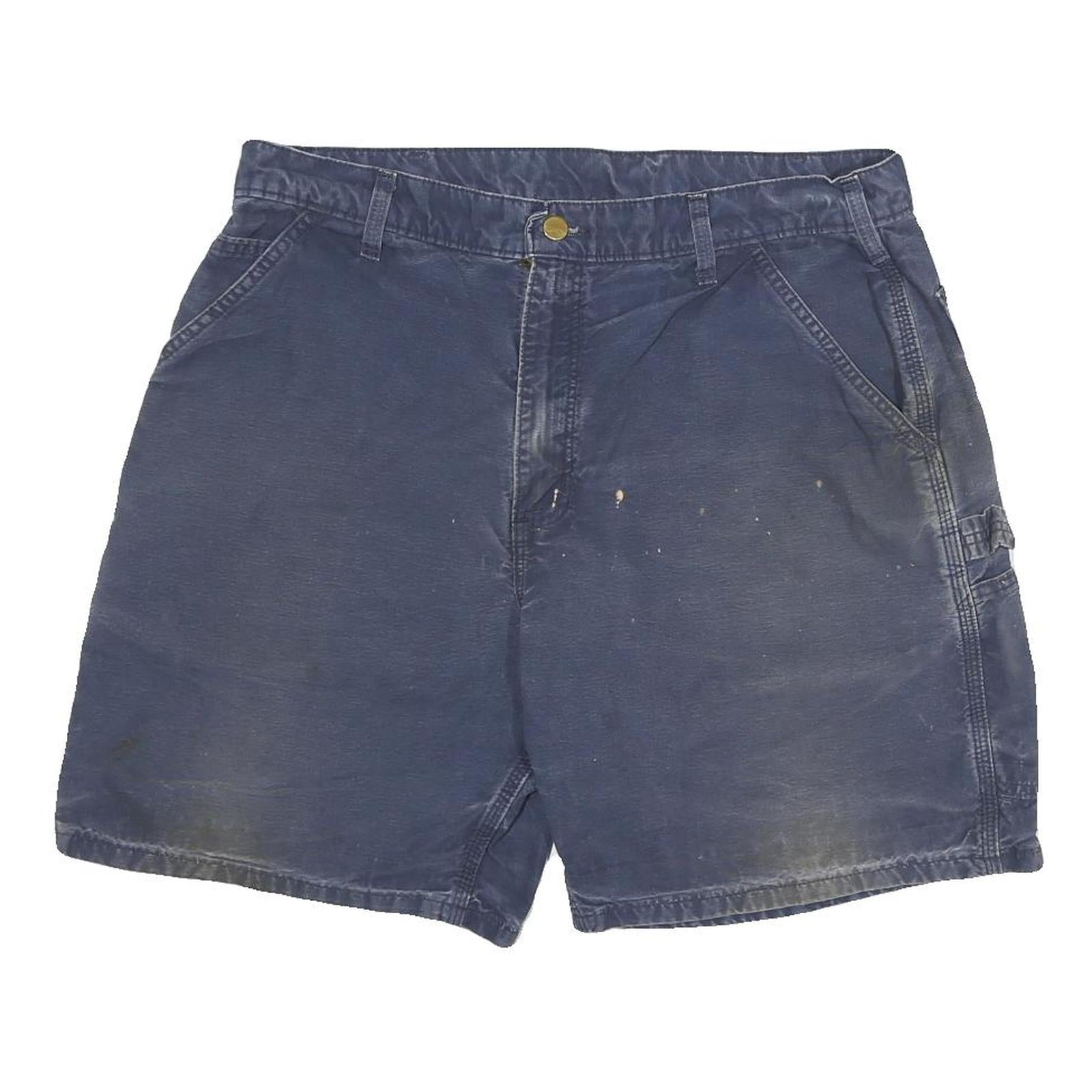 CARHARTT Mens Shorts Blue Casual 2XL W36 Cotton Blend Workwear Utility Refurbished - N/A refurbished available on Cerqular