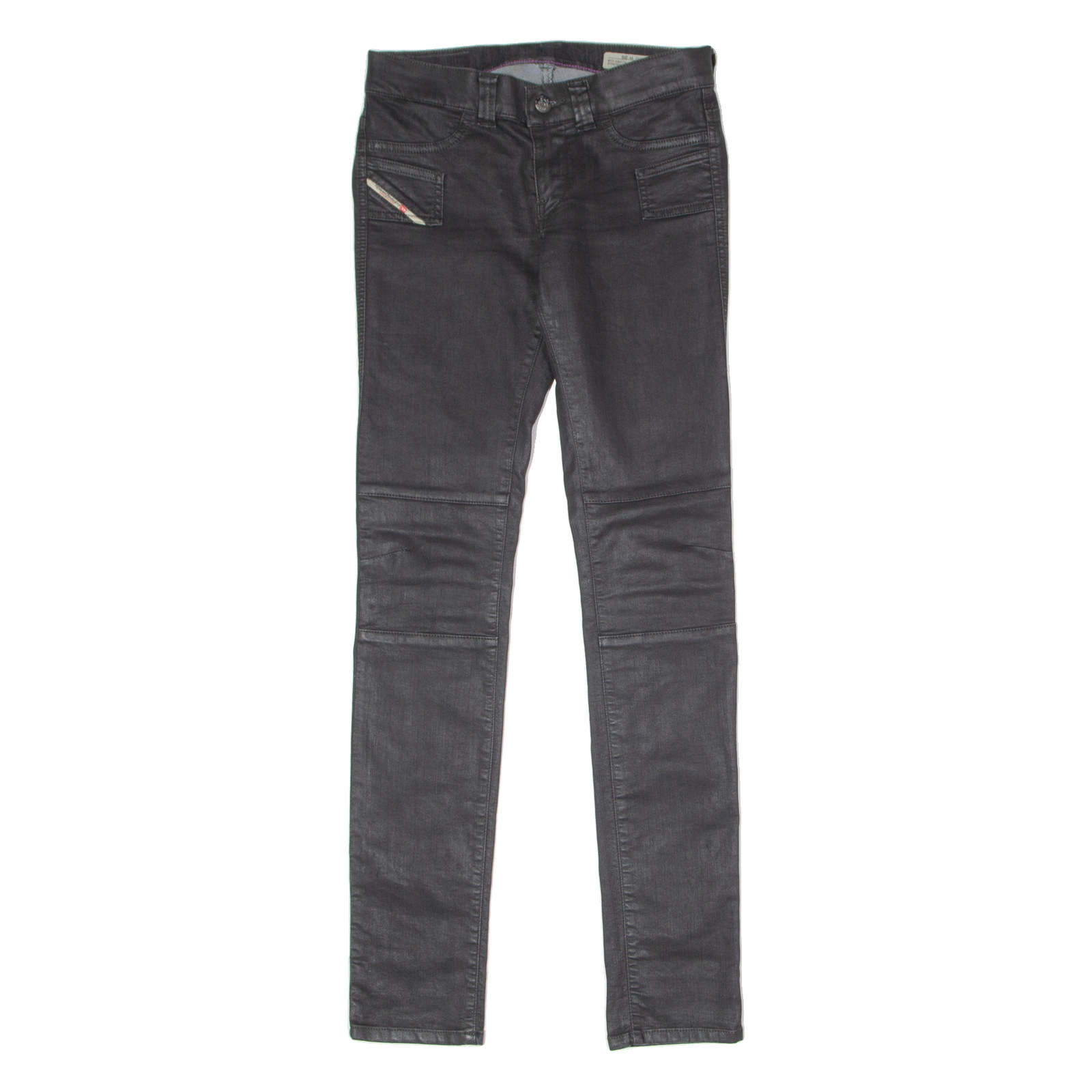 DIESEL Low Waist Stretch Womens Trousers Black Slim Jegging W26 L32 Refurbished - N/A refurbished available on Cerqular