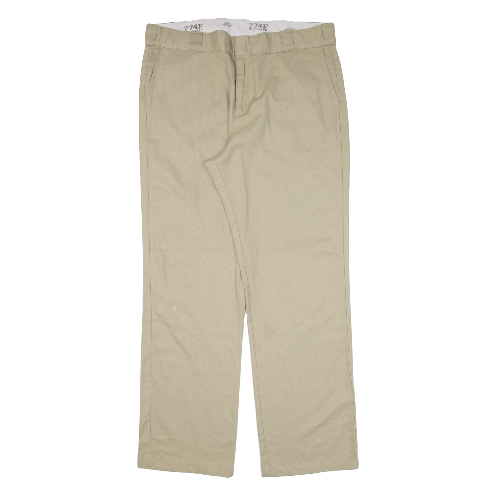 DICKIES 774F Workwear Womens Trousers Beige Regular Straight W37 L32 Refurbished - N/A refurbished available on Cerqular