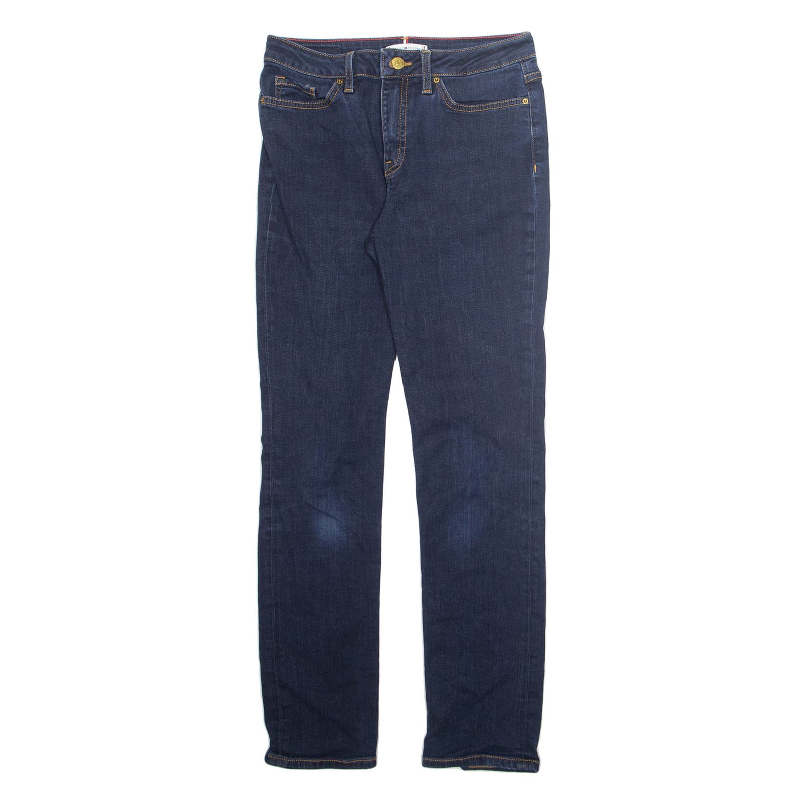 TOMMY HILFIGER Mens Jeans Blue Regular Tapered W27 L30 Refurbished - N/A refurbished available on Cerqular