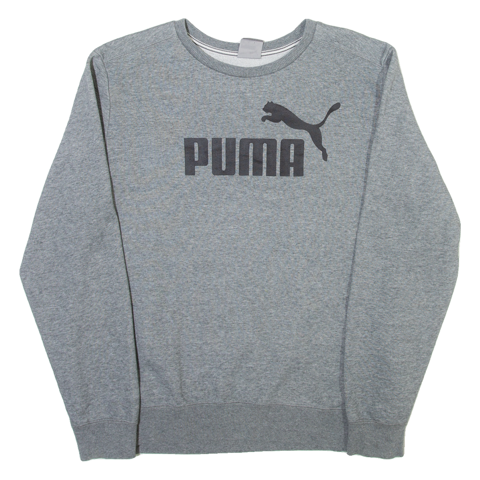 PUMA Mens Sweatshirt Grey Crew Neck M Refurbished - N/A refurbished available on Cerqular