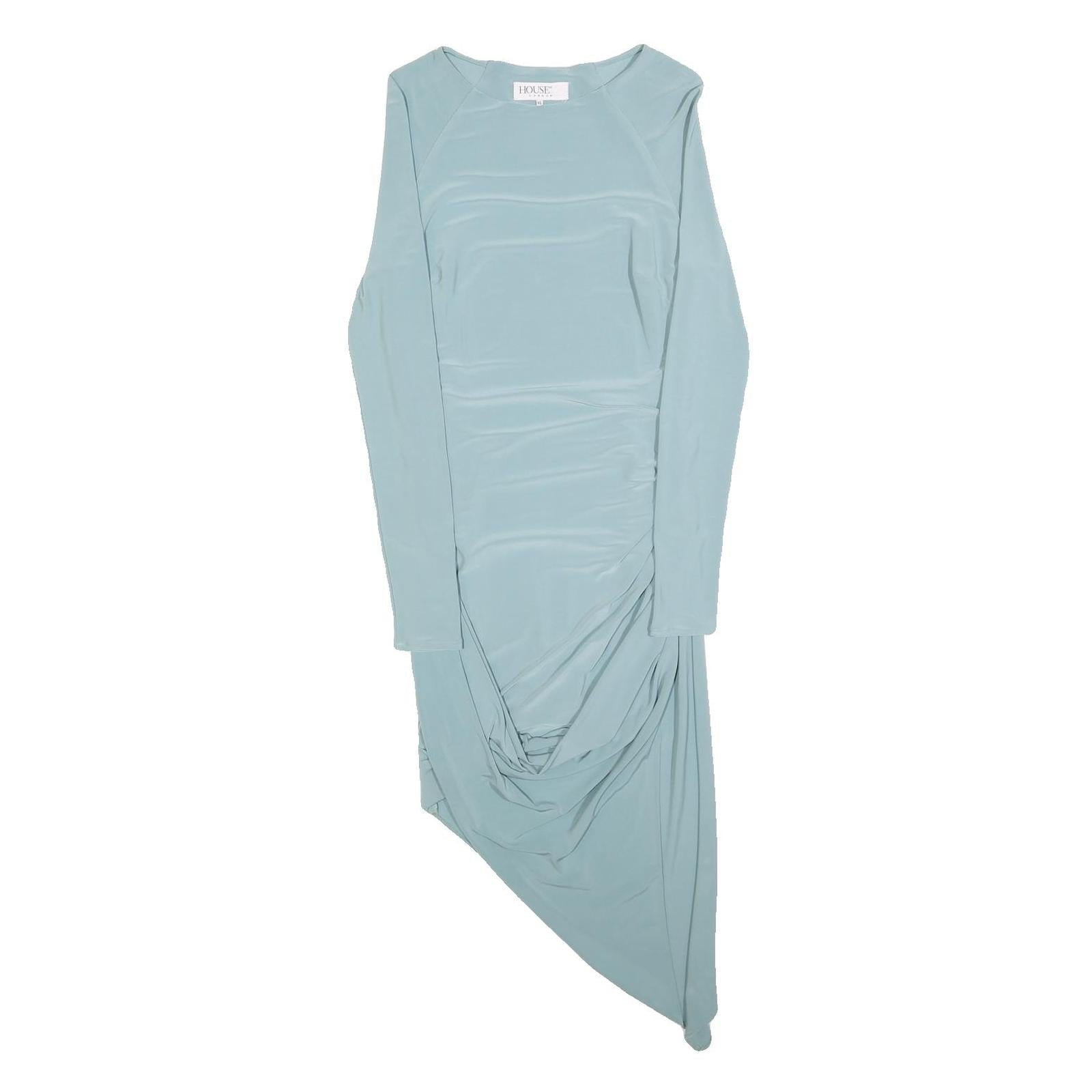 Buy HOUSE OF CB Womens Blue Asymmetric Midi Dress Polyester Blend Long Sleeve XS Refurbished - $54.59 HOUSE OF CB Womens Blue Asymmetric Midi Dress Polyester Blend Long Sleeve XS Refurbished - N/A refurbished available on Cerqular