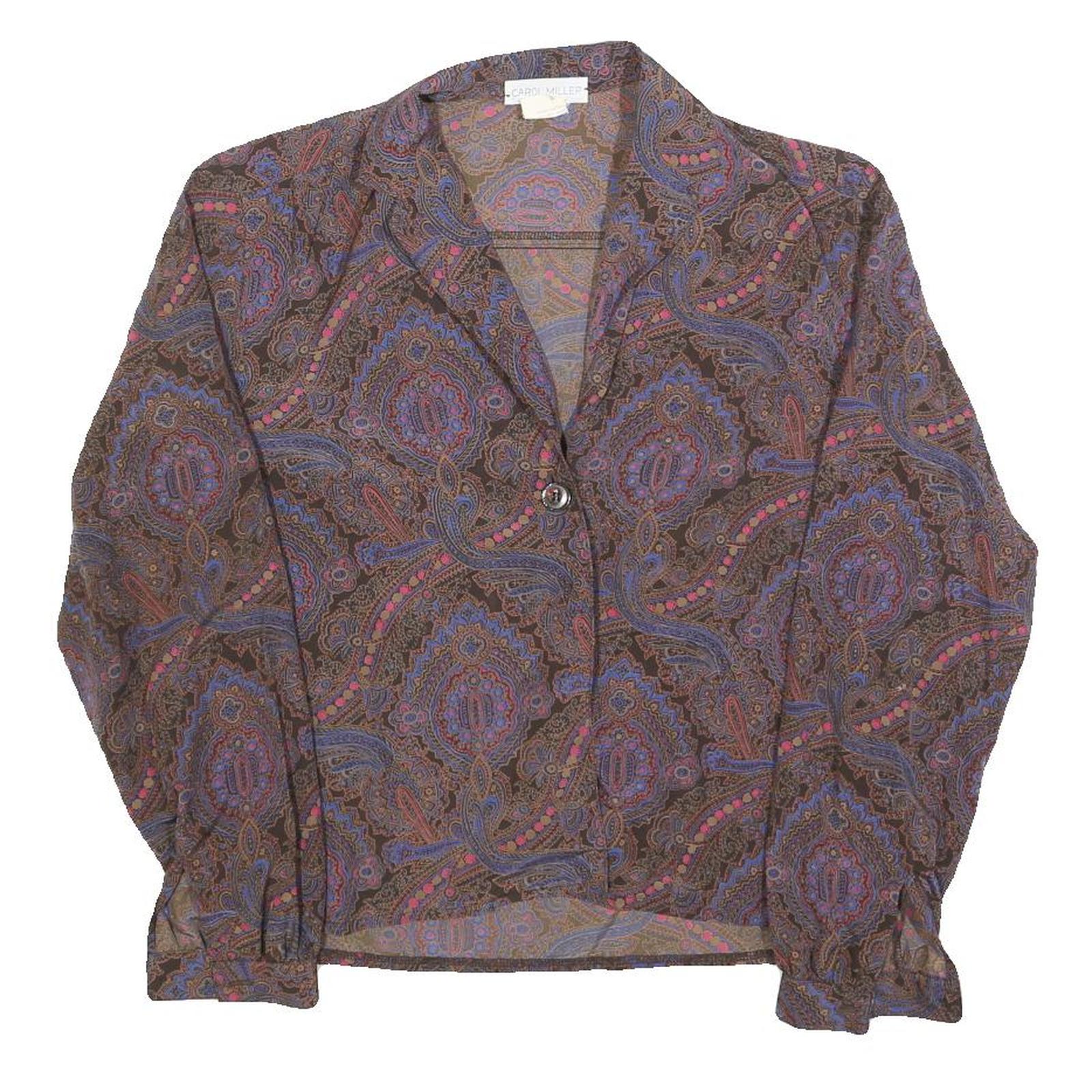 Buy CAROL MILLER Womens Brown Printed Shirt Long Sleeve Collared S Paisley Refurbished - $18.19 CAROL MILLER Womens Brown Printed Shirt Long Sleeve Collared S Paisley Refurbished - N/A refurbished available on Cerqular