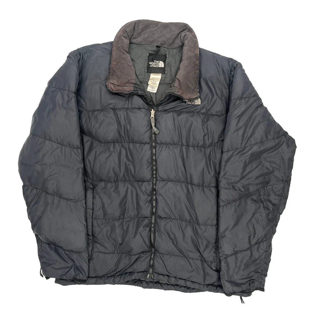 550 Fill The North Face Puffer - XL Grey Nylon Refurbished - Thrifted (note: this is a term often used to describe second- refurbished available on Cerqular