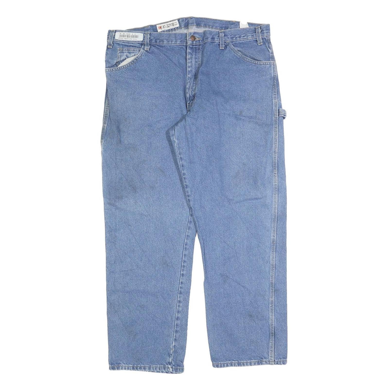 CARHARTT Mens Jeans Blue Relaxed Straight Denim Medium W38 L30 Workwear Refurbished - N/A refurbished available on Cerqular