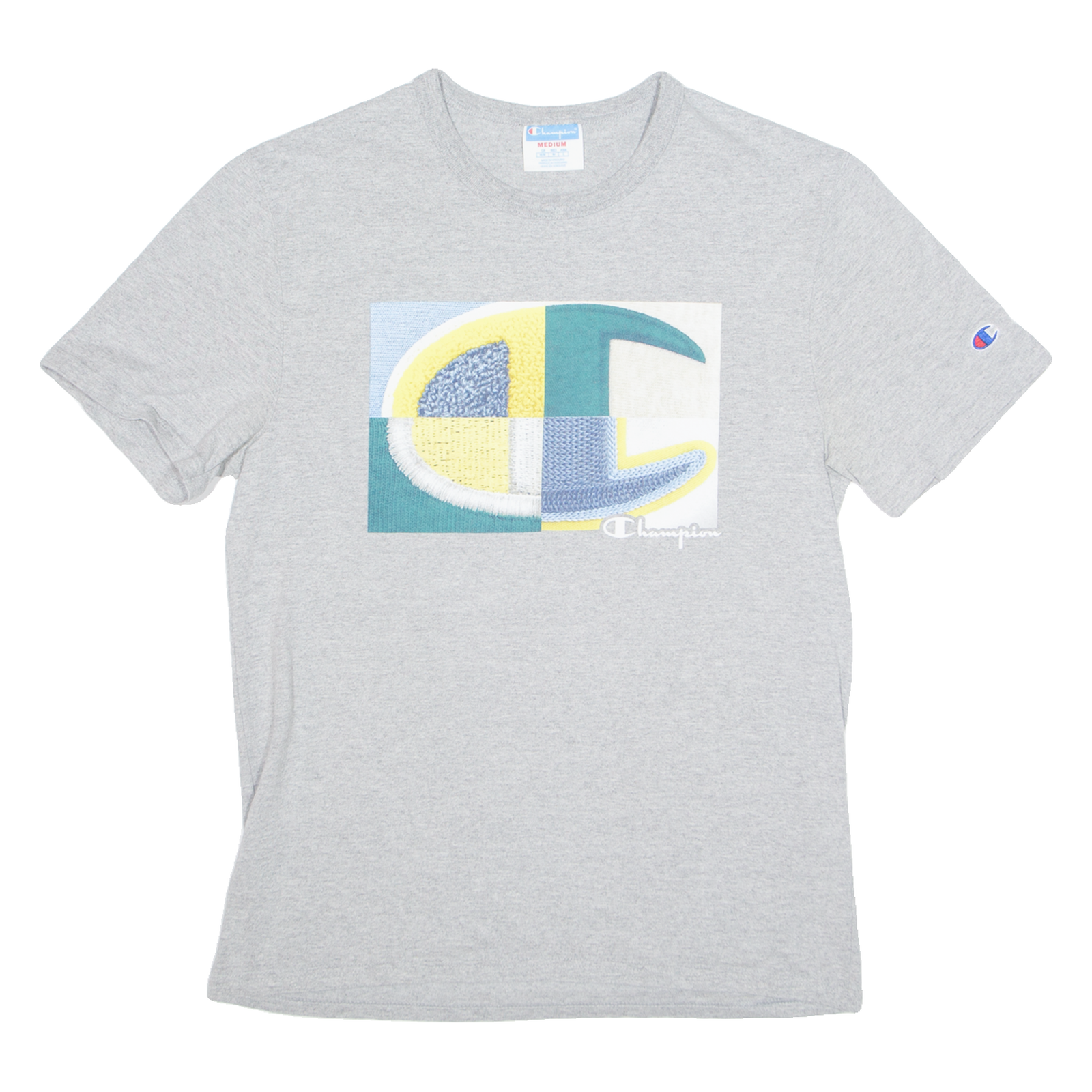 CHAMPION Womens T-Shirt Grey L Refurbished - N/A refurbished available on Cerqular