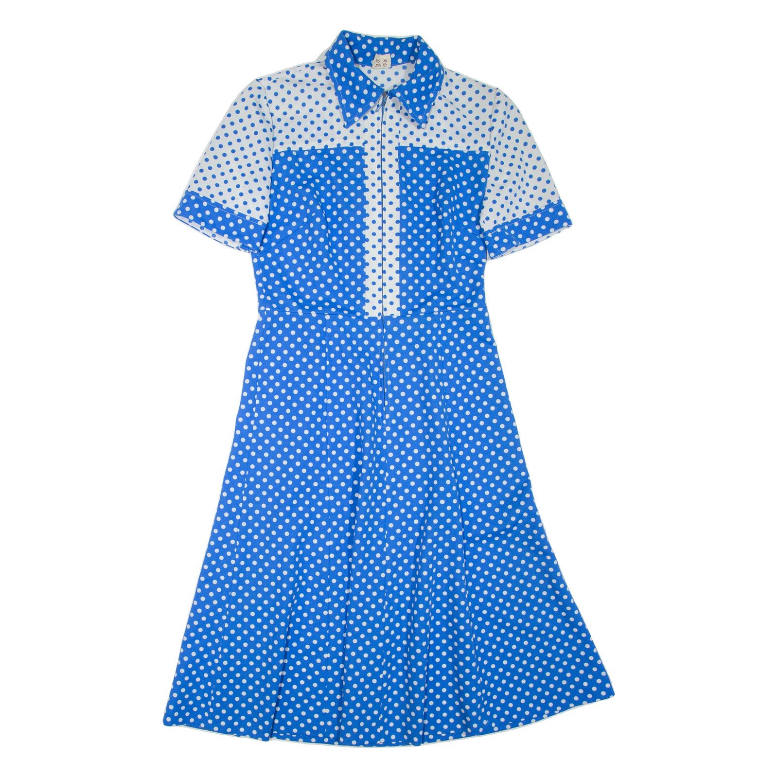 Buy Womens Day Dress Blue Spotted Short Sleeve Knee Length M Refurbished - $27.29 Womens Day Dress Blue Spotted Short Sleeve Knee Length M Refurbished - N/A refurbished available on Cerqular