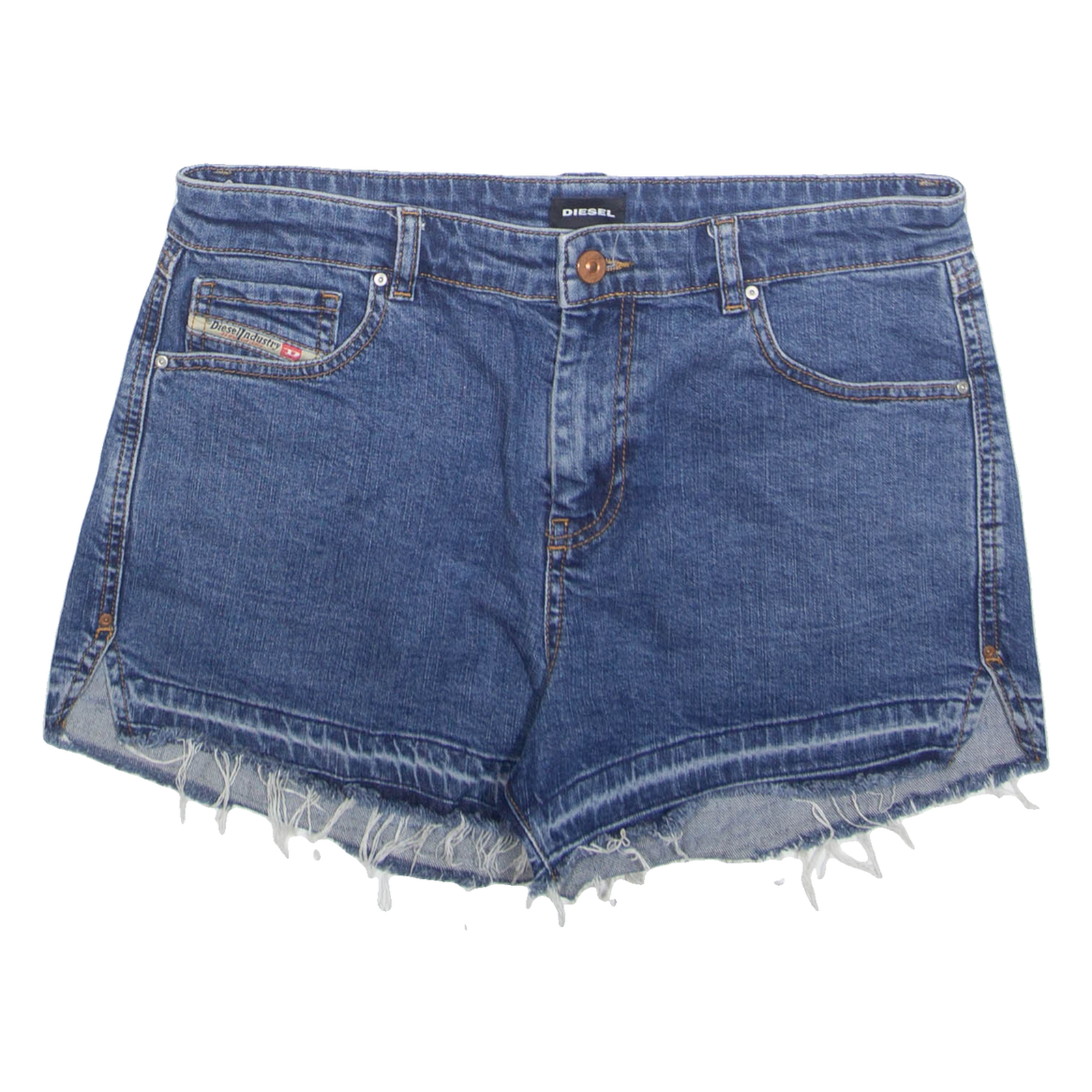 DIESEL Womens Denim Shorts Blue S W30 Refurbished - N/A refurbished available on Cerqular
