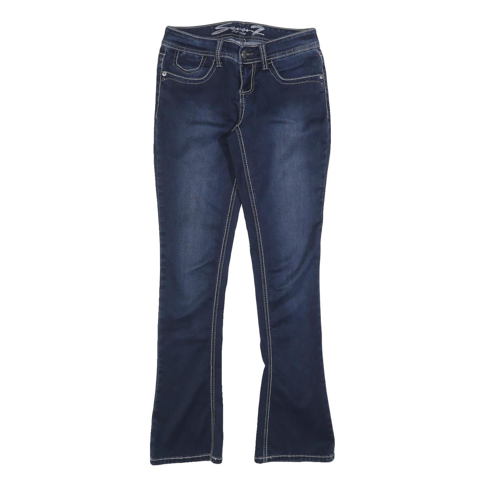7 FOR ALL MANKIND Womens Jeans Blue Slim Bootcut Denim Medium W28 L32 Stylish Refurbished - N/A refurbished available on Cerqular