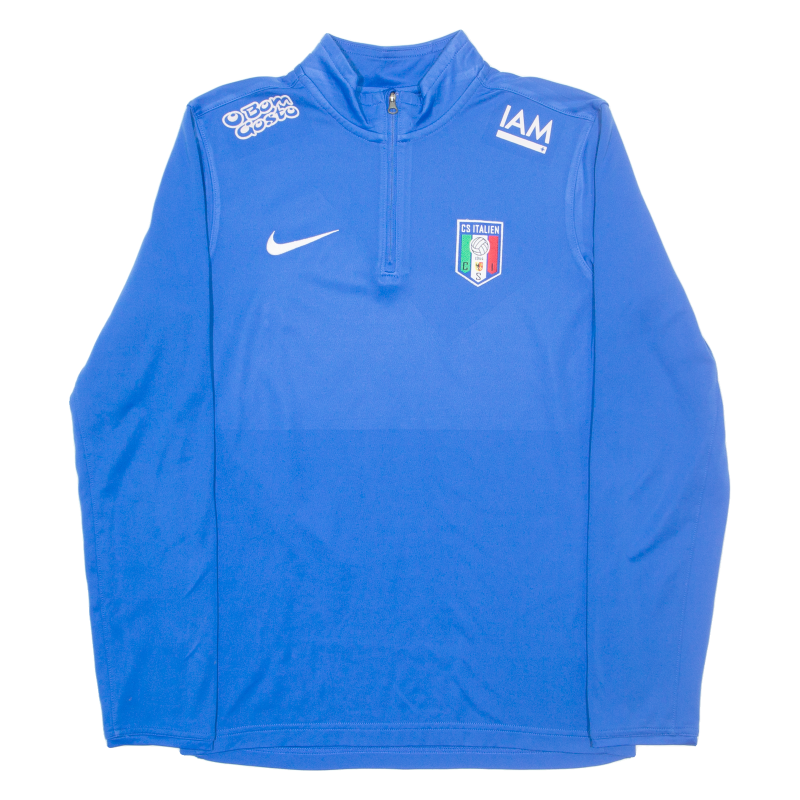 Buy NIKE Cs Italien Mens Football Shirt Jersey Blue Long Sleeve 1/4 Zip S Refurbished - $30.41 NIKE Cs Italien Mens Football Shirt Jersey Blue Long Sleeve 1/4 Zip S Refurbished - N/A refurbished available on Cerqular