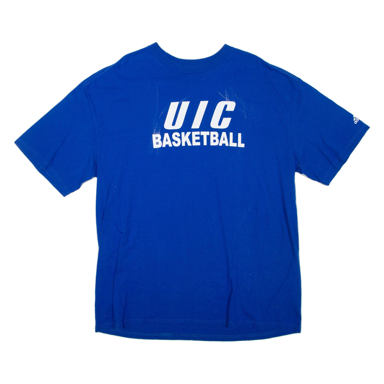 ADIDAS UIC Basketball Mens T-Shirt Blue XL Refurbished - N/A refurbished available on Cerqular