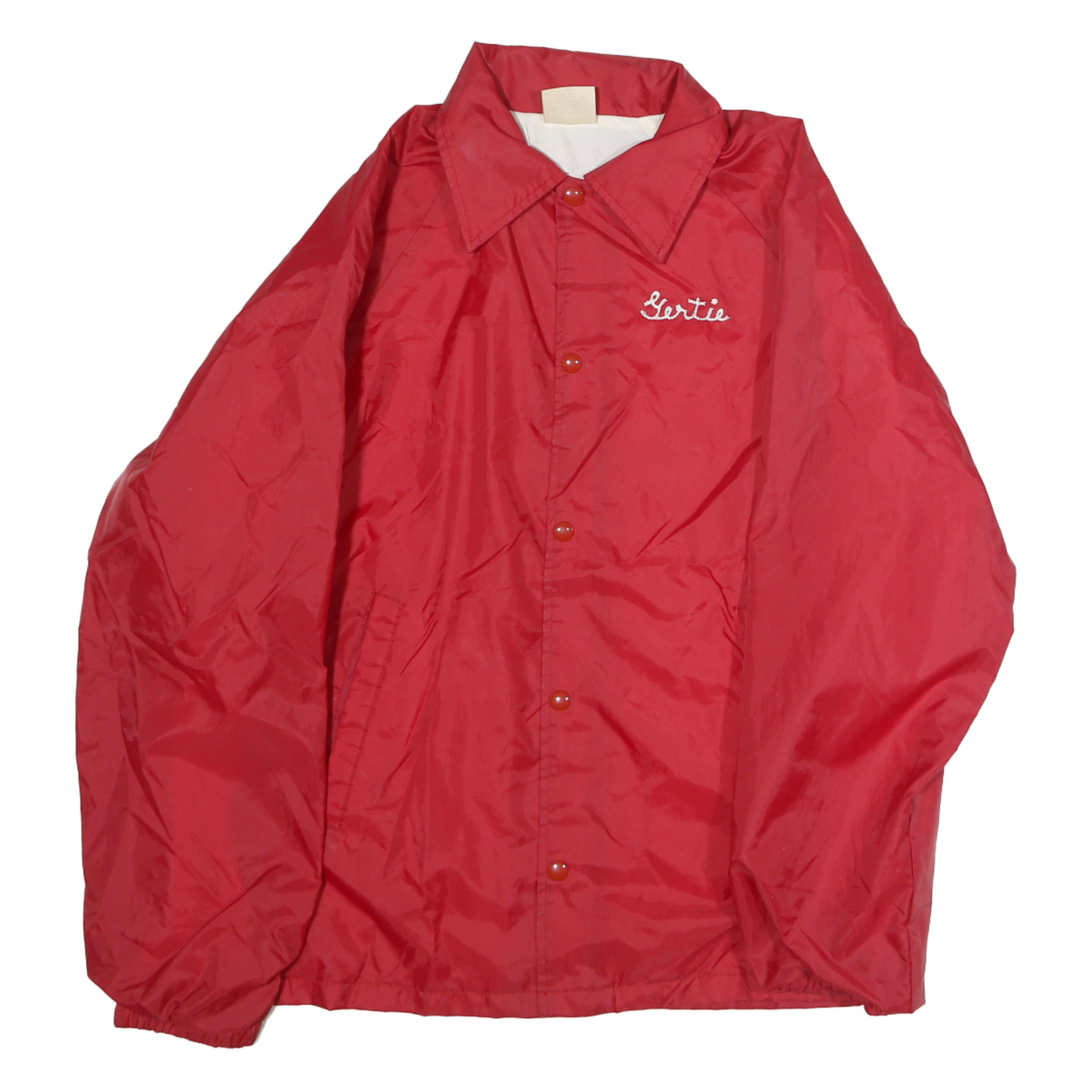 AUBURN Mens Red Ridge Runners Button Jacket S Polyester Printed Paradise Calif Refurbished - N/A refurbished available on Cerqular