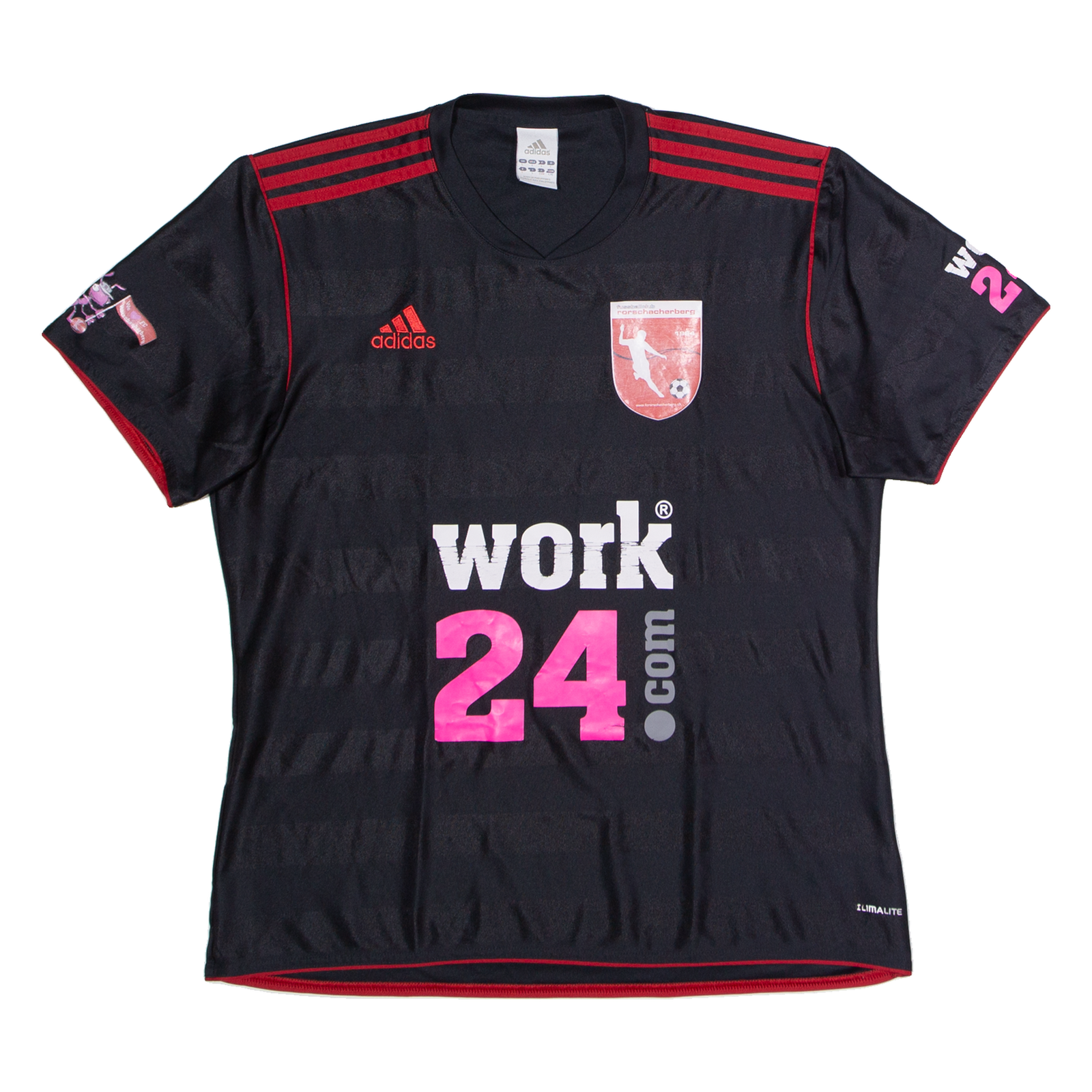 Buy ADIDAS FC Rorschacherberg #18 Mens Jersey Black V-Neck L Refurbished - $44.19 ADIDAS FC Rorschacherberg #18 Mens Jersey Black V-Neck L Refurbished - N/A refurbished available on Cerqular