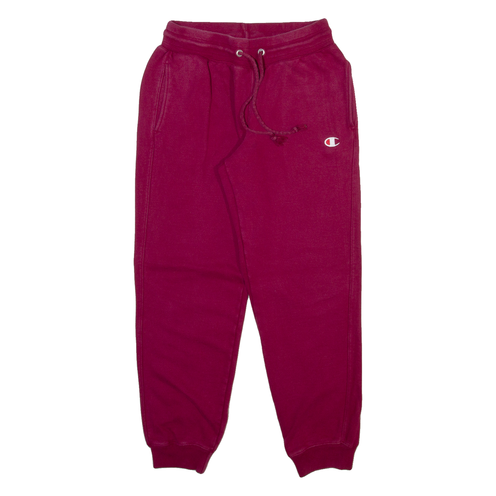 CHAMPION REVERSE WEAVE Womens Joggers Maroon Tapered M W23 L27 Refurbished - N/A refurbished available on Cerqular