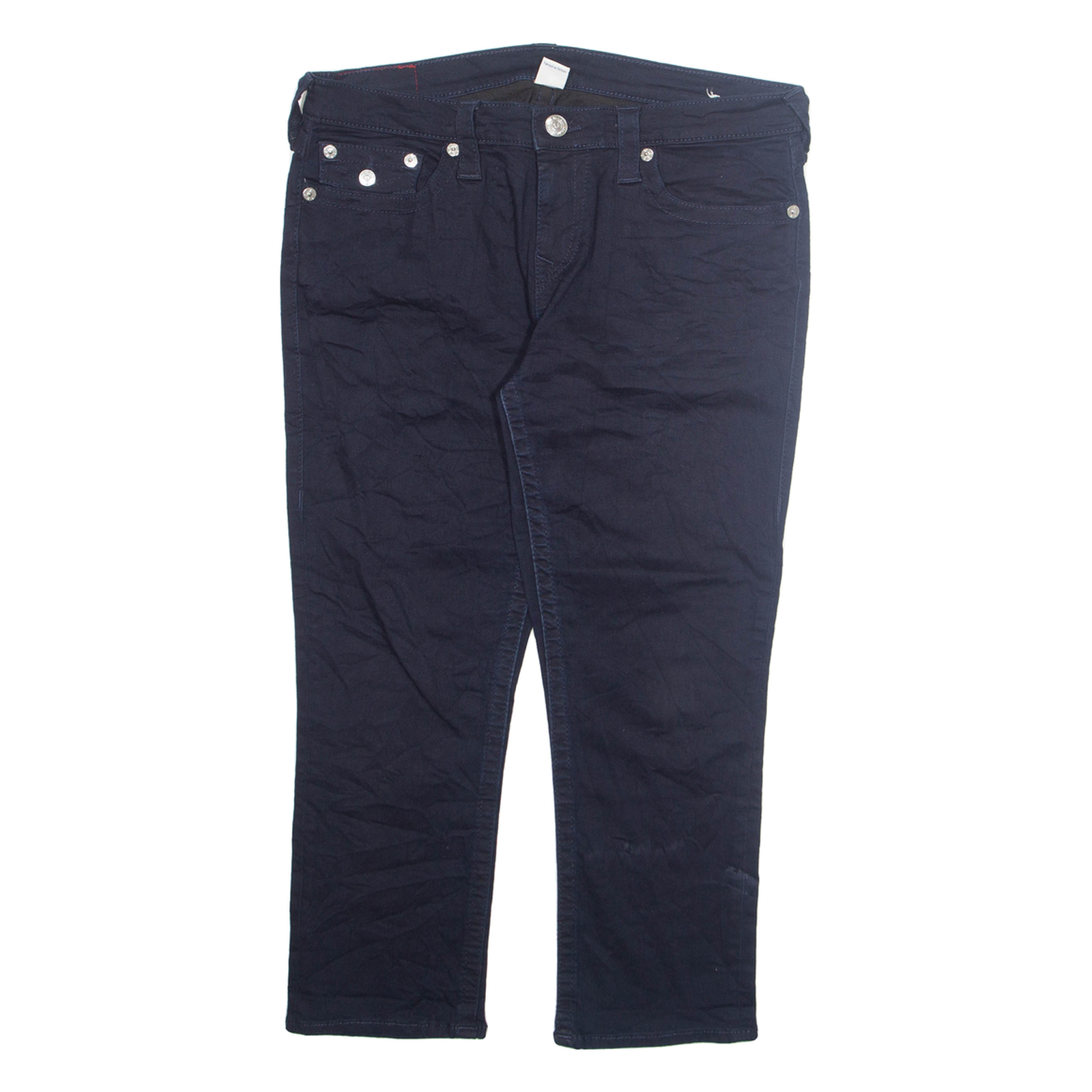 TRUE RELIGION Womens Jeans Blue Regular Tapered W33 L24 Refurbished - N/A refurbished available on Cerqular