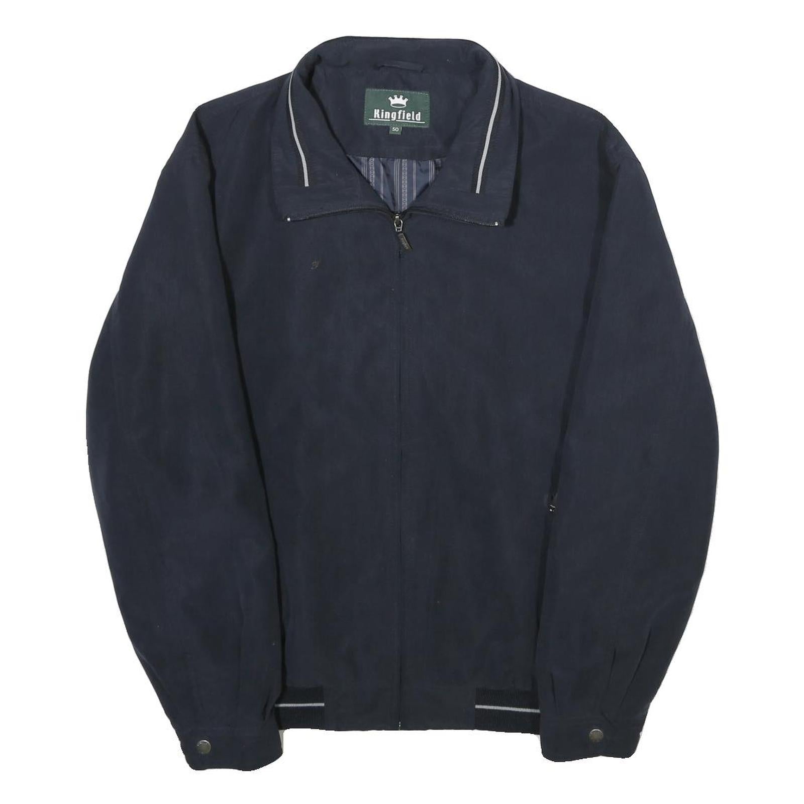 Buy KINGFIELD Mens Navy Zip Jacket L Polyester Blend Classic Casual Outerwear Refurbished - $32.49 KINGFIELD Mens Navy Zip Jacket L Polyester Blend Classic Casual Outerwear Refurbished - N/A refurbished available on Cerqular