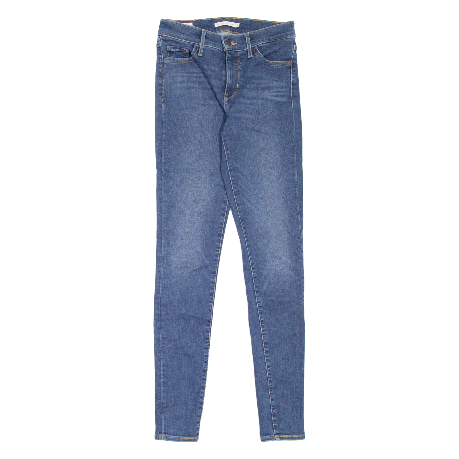 LEVI'S 310 Shaping BIG E Womens Jeans Blue Slim Skinny Stone Wash W26 L32 Refurbished - N/A refurbished available on Cerqular