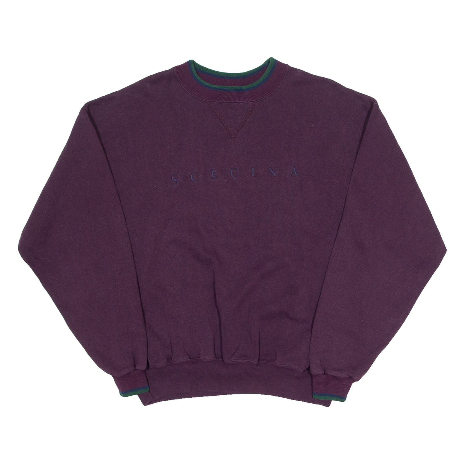TIME OUT Scecina Womens Sweatshirt Purple Crew Neck USA L Refurbished - N/A refurbished available on Cerqular
