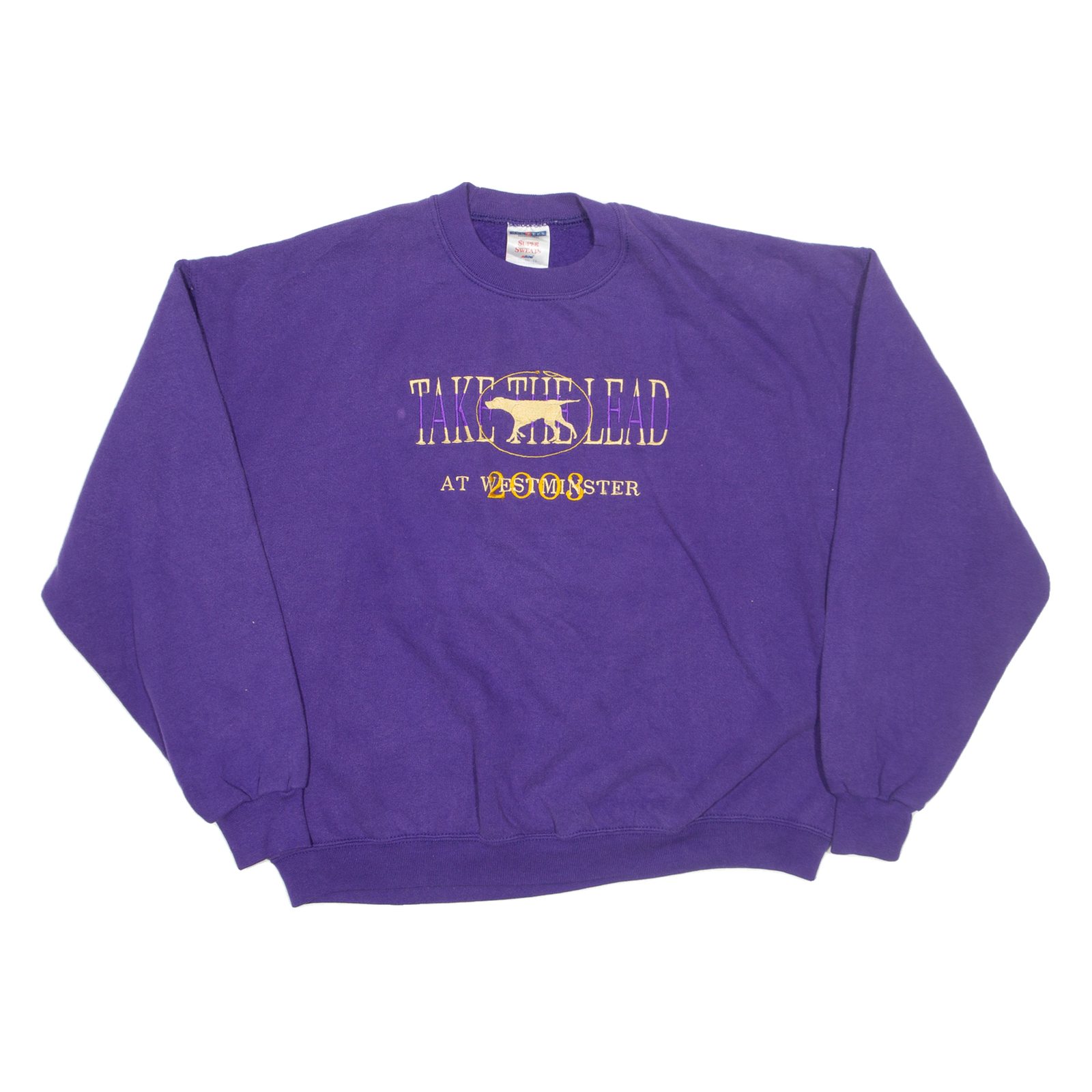 JERZEES Take The Lead Westminster Dog Womens Sweatshirt Purple XL Refurbished - N/A refurbished available on Cerqular