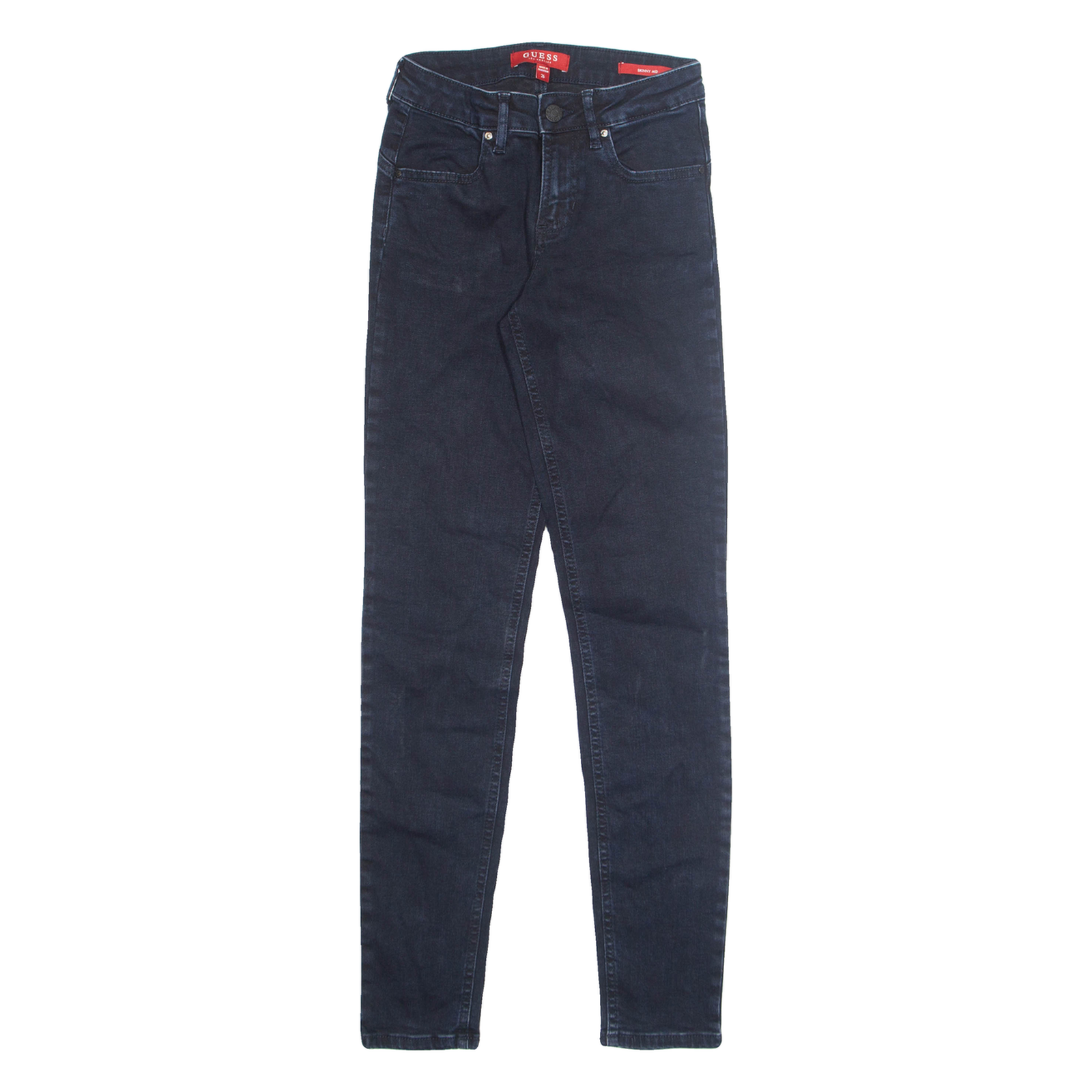 GUESS Womens Jeans Blue Regular Tapered W26 L29 Refurbished - N/A refurbished available on Cerqular