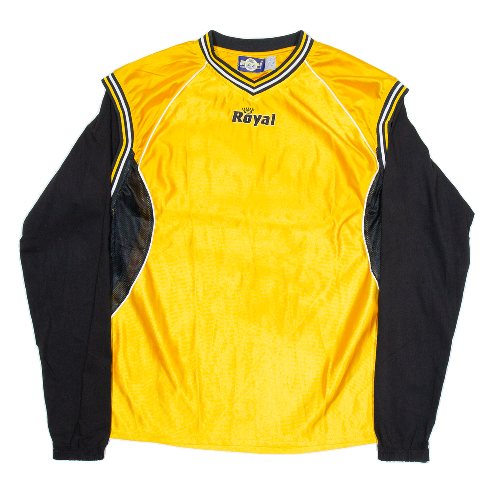 ROYAL Mens Jersey Yellow Long Sleeve USA V-Neck M Refurbished - N/A refurbished available on Cerqular