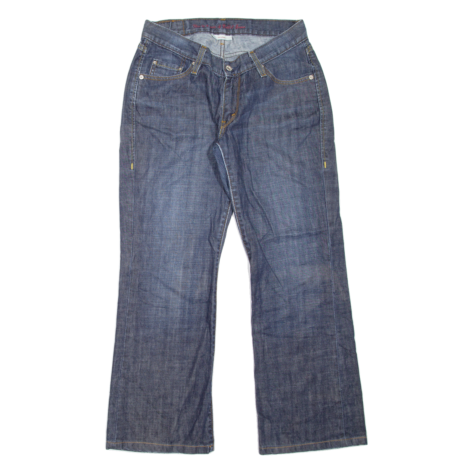 LEVI'S Curvy Womens Jeans Blue Regular Bootcut Stone Wash W28 L29 Refurbished - N/A refurbished available on Cerqular