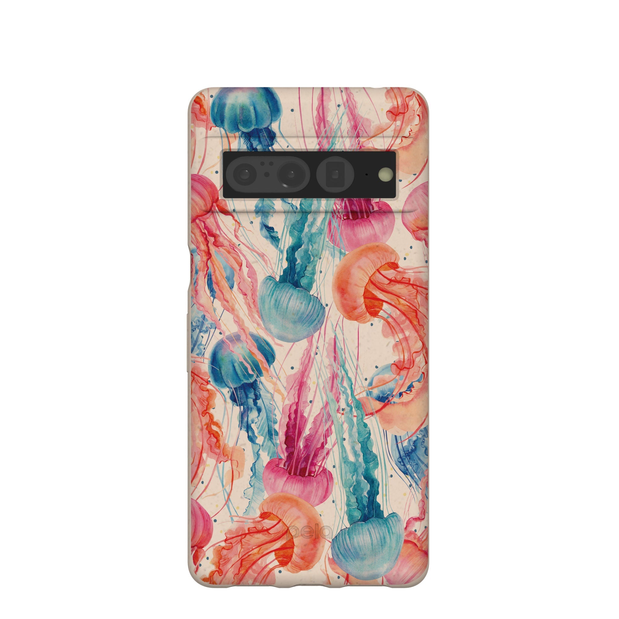 Seashell Jellyfish Google Pixel 7 Pro Case Refurbished - Pela Case refurbished available on Cerqular