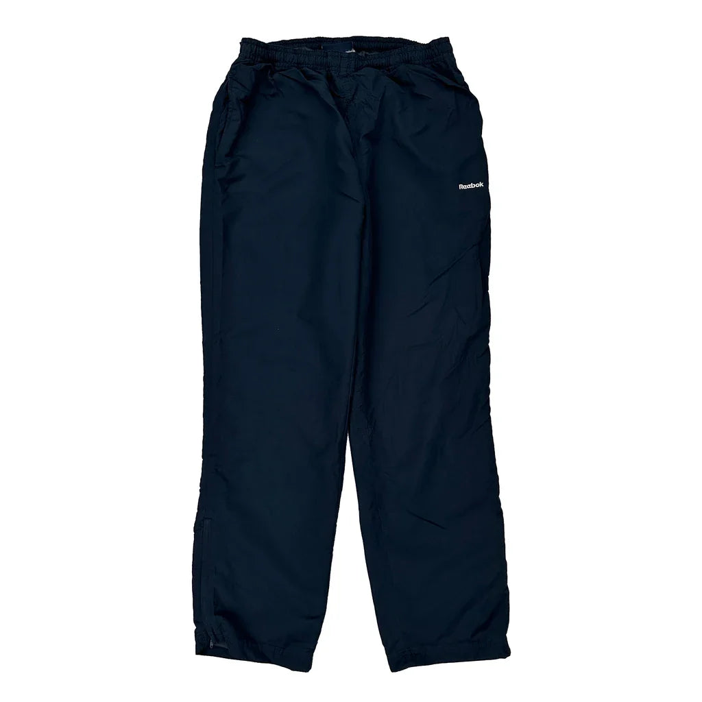 Buy Reebok Tracksuit - Small Navy Polyester Refurbished - $14.99 Reebok Tracksuit - Small Navy Polyester Refurbished - Thrifted (note: this is a term often used to describe second- refurbished available on Cerqular