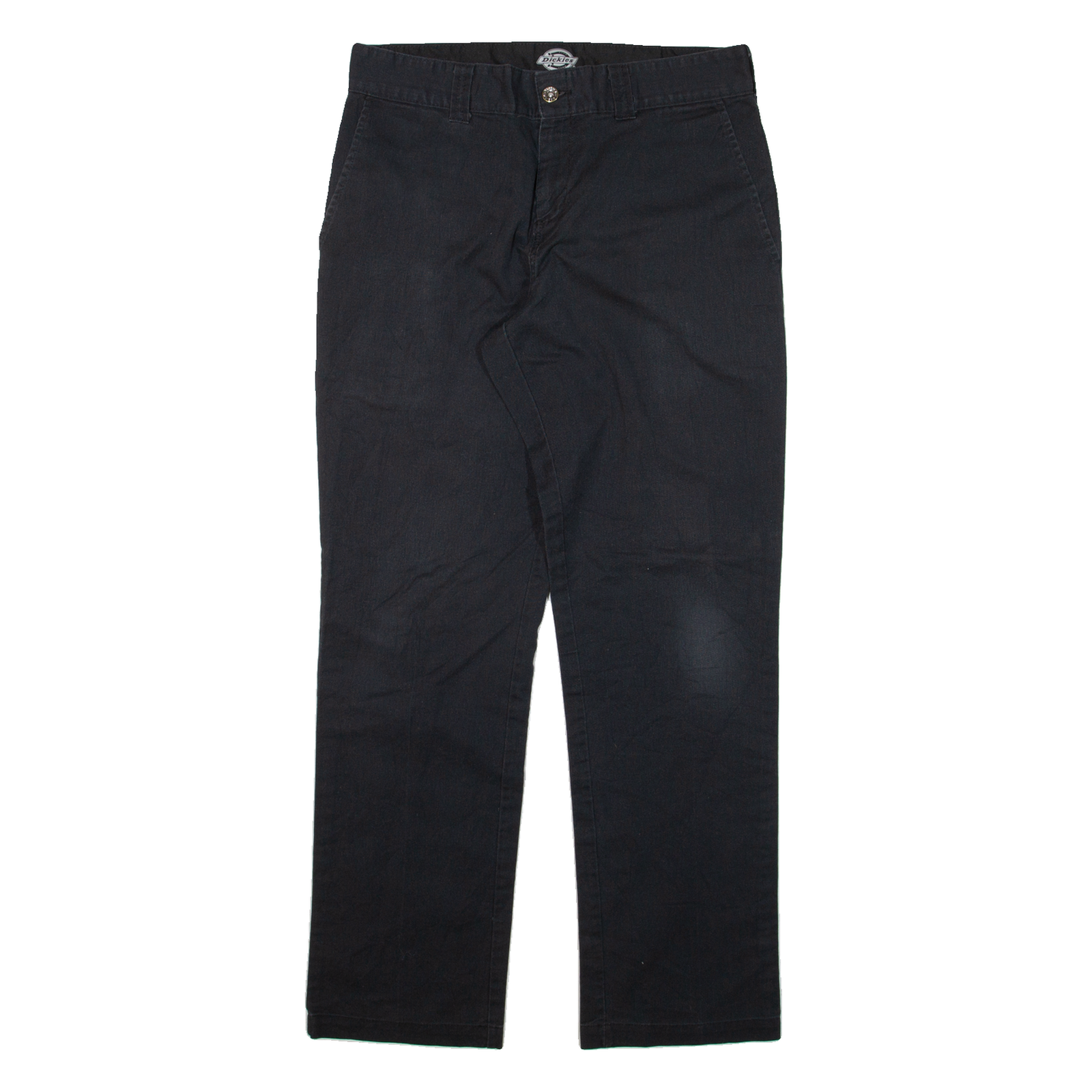 DICKIES Mens Trousers Black Regular Straight W32 L32 Refurbished - N/A refurbished available on Cerqular